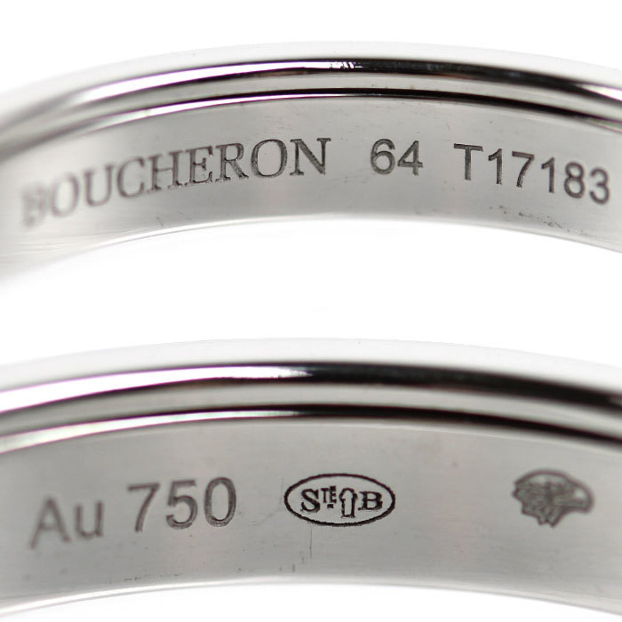 Boucheron White Gold (18K) Band Ring (Pre-Owned)