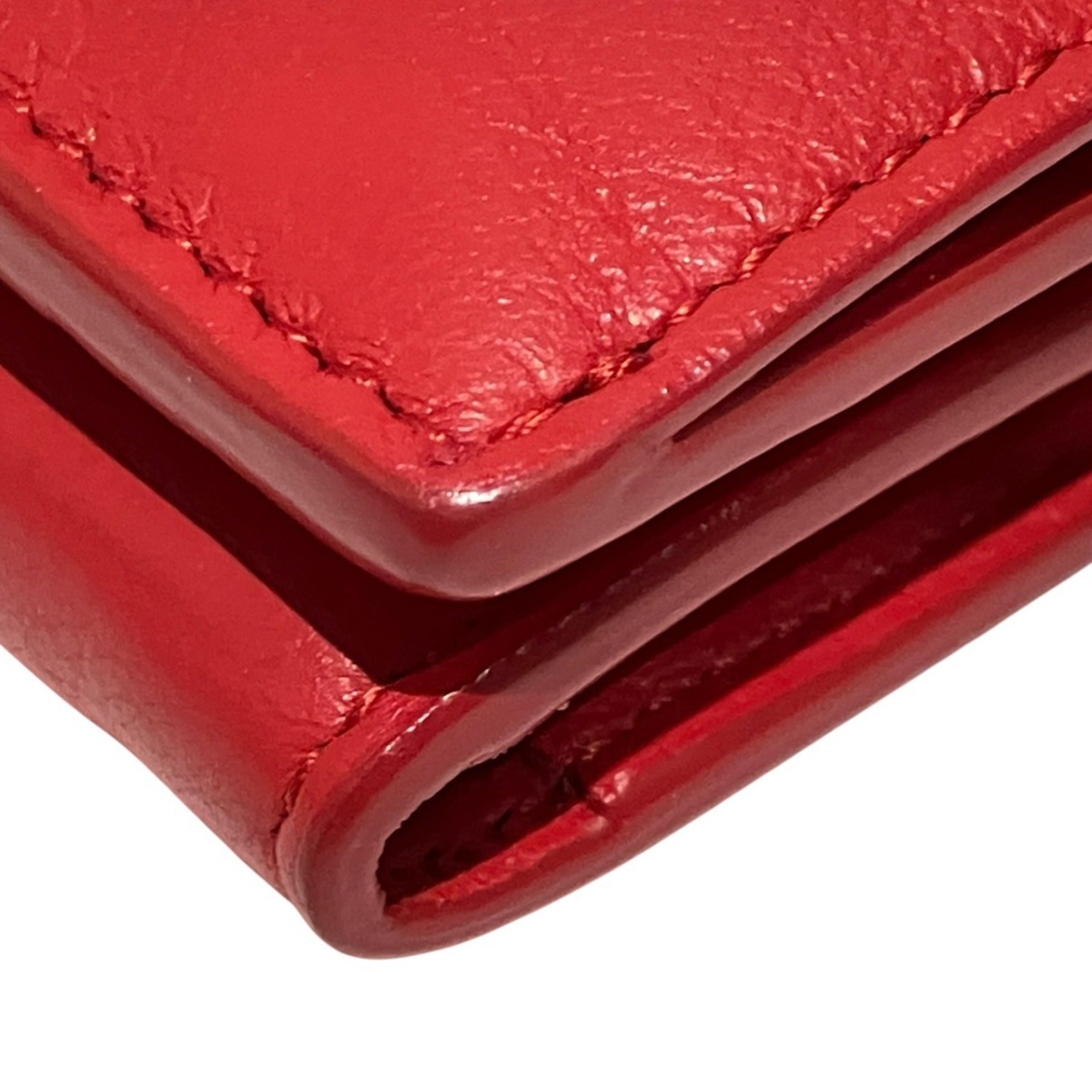 Balenciaga Red Color Paper Wallet (Tri-Fold) (Pre-Owned)