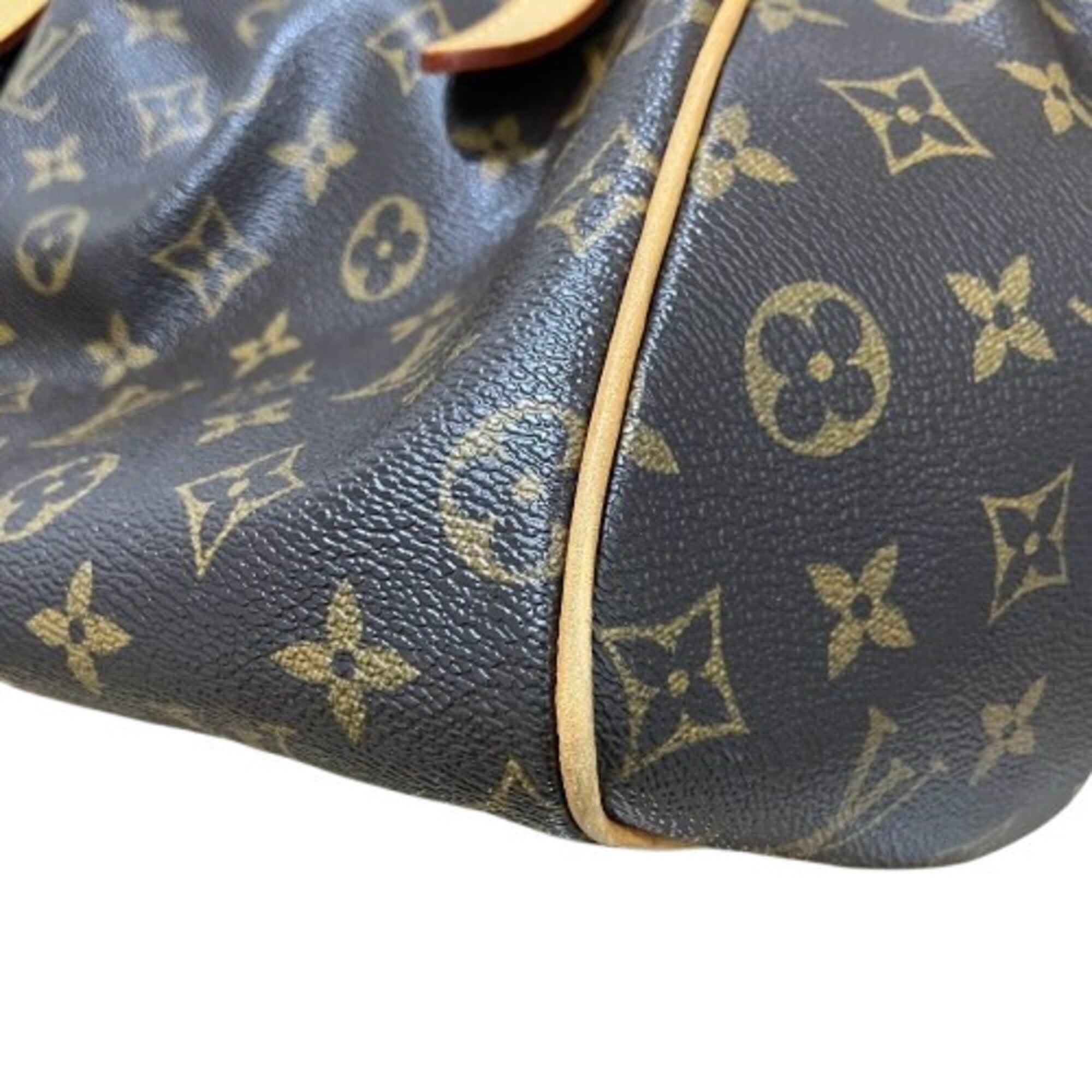 Louis Vuitton Brown Pvc Handbag (Pre-Owned)