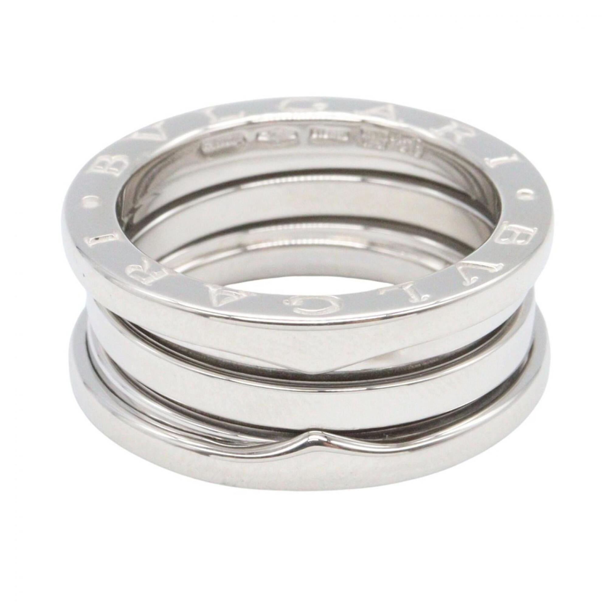Bvlgari Silver White Gold (18K) Band Ring (Pre-Owned)