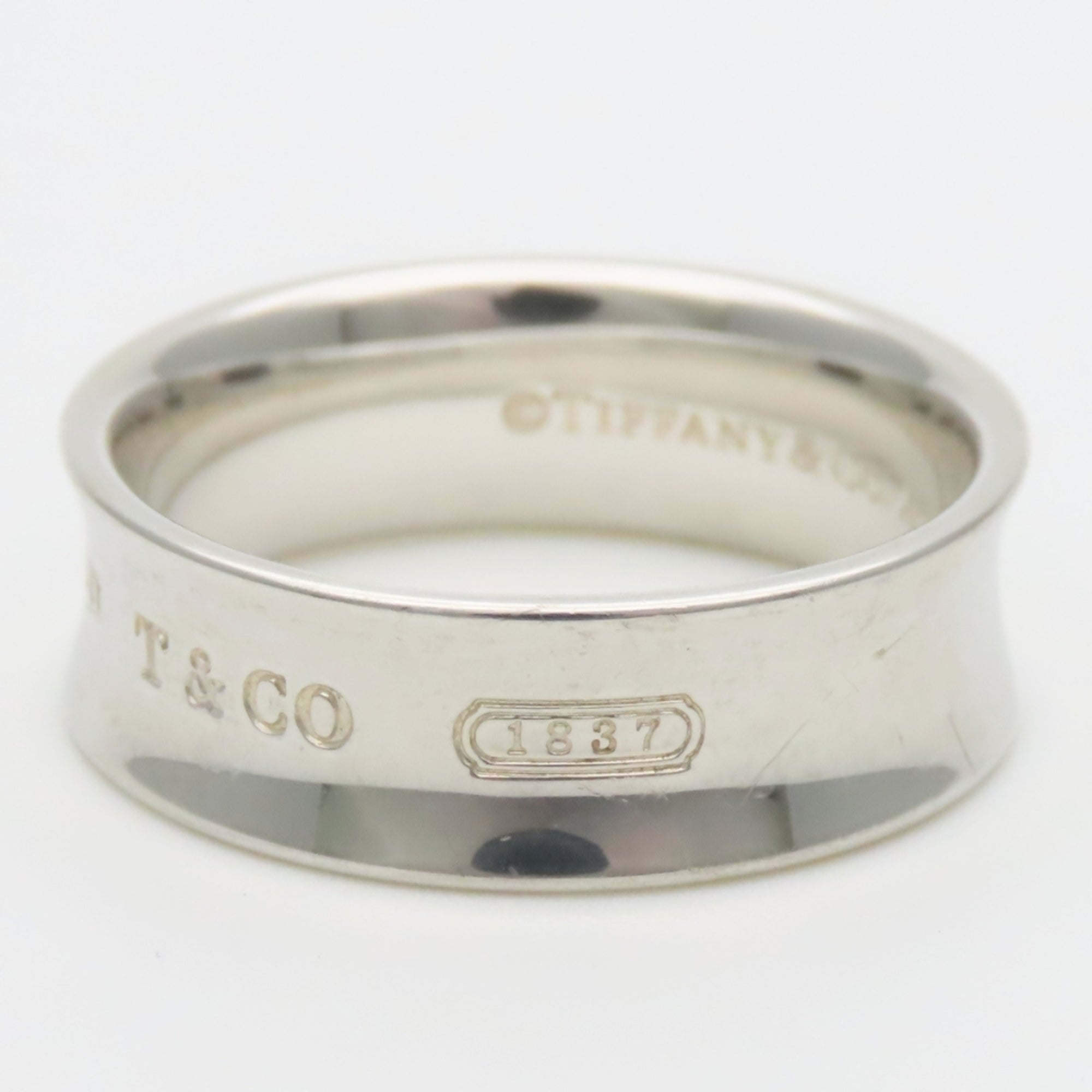 Tiffany Silver Silver 925 Band Ring (Pre-Owned)