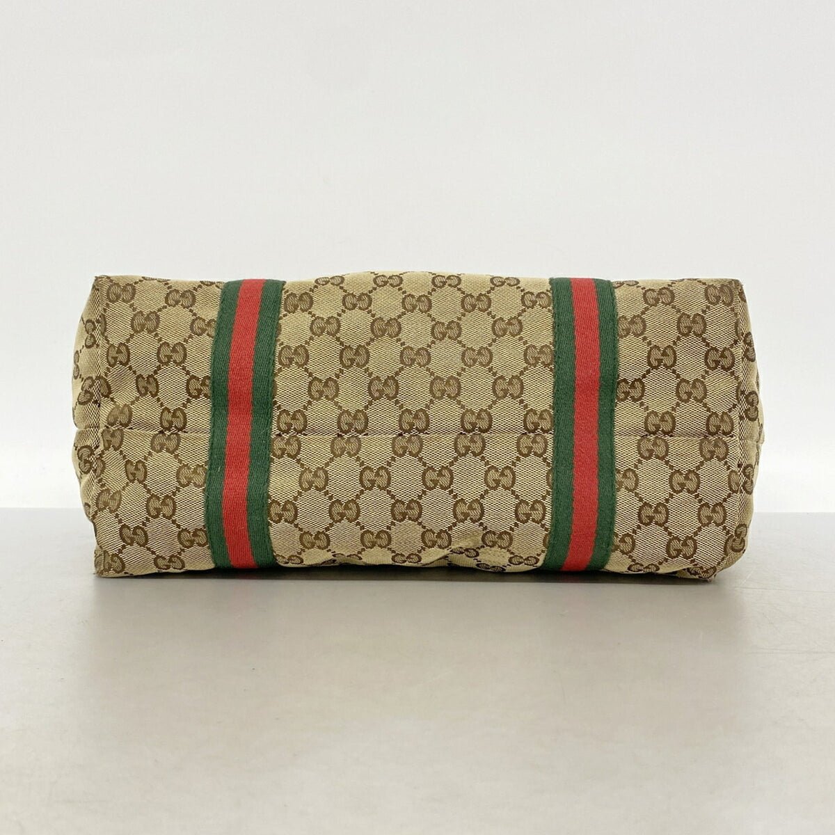 Gucci Brown Canvas Tote Bag (Pre-Owned)