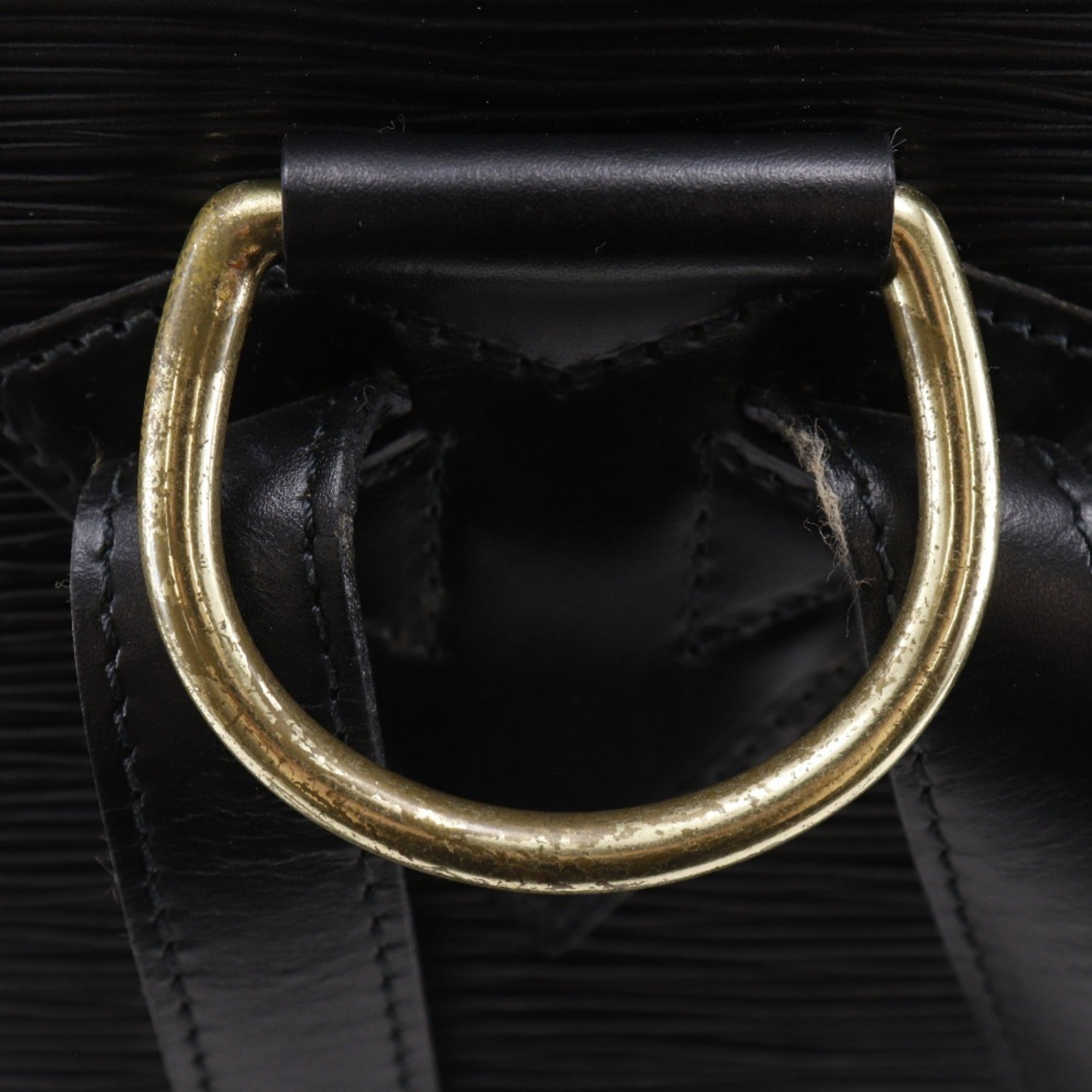 Louis Vuitton Epi Black Noir Epi Leather Backpack (Pre-Owned)