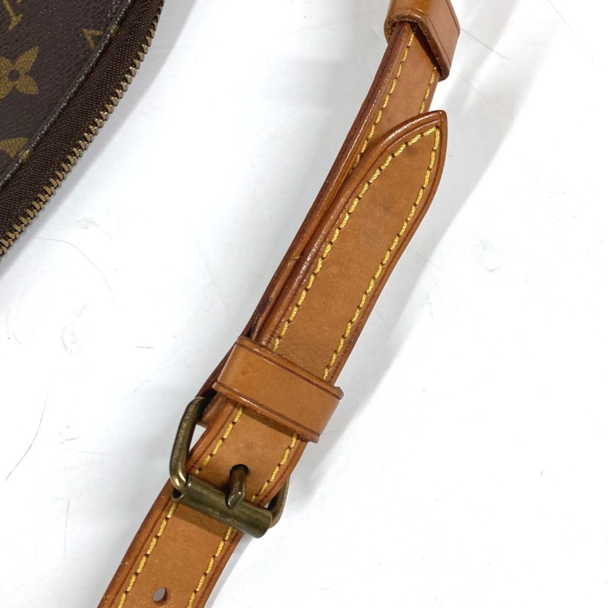Louis Vuitton Brown Monogram Canvas Shoulder Bag Tote Bag (Pre-Owned)