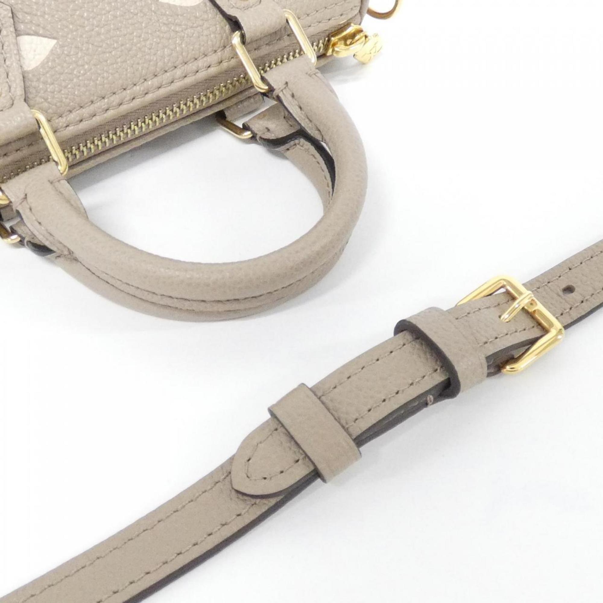 Louis Vuitton Tourterelle Leather Boston Bag (Pre-Owned)
