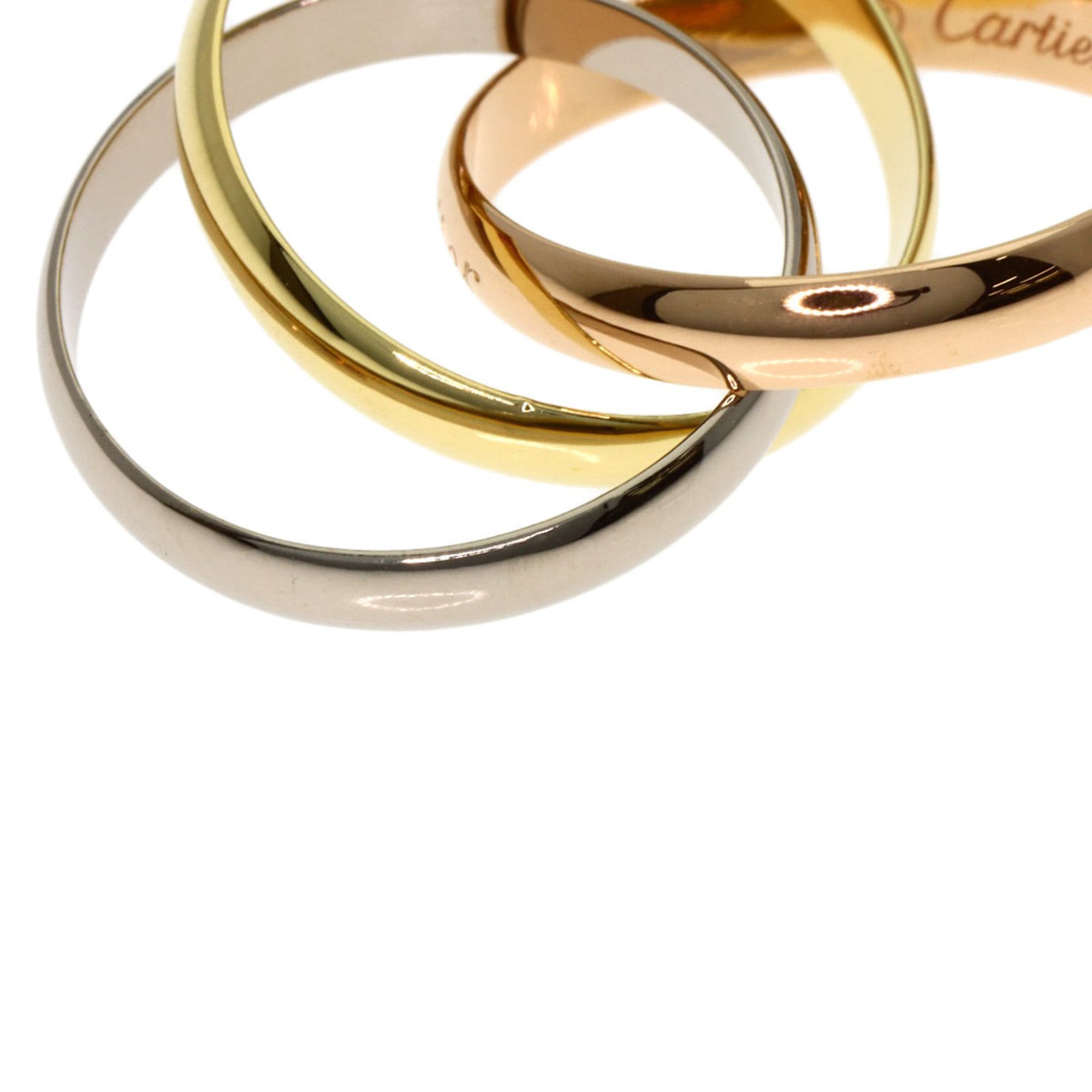 Cartier Trinity Yellow Gold (18K) Pink Gold (18K) White Gold (18K) Band Ring (Pre-Owned)