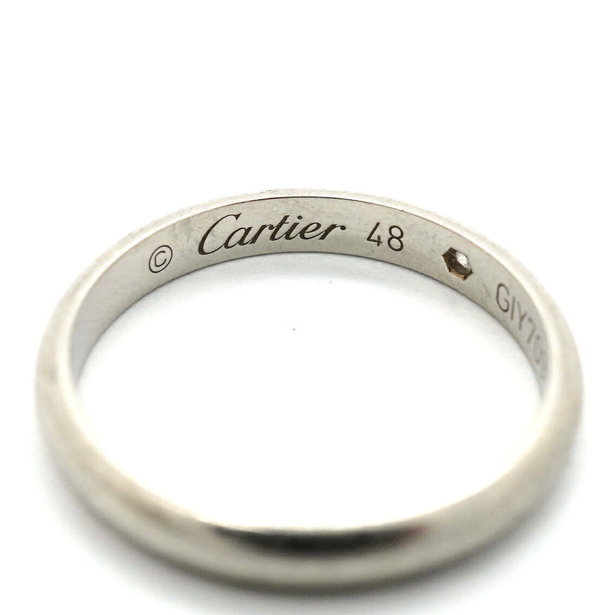 Cartier Platinum 950 Band Ring (Pre-Owned)