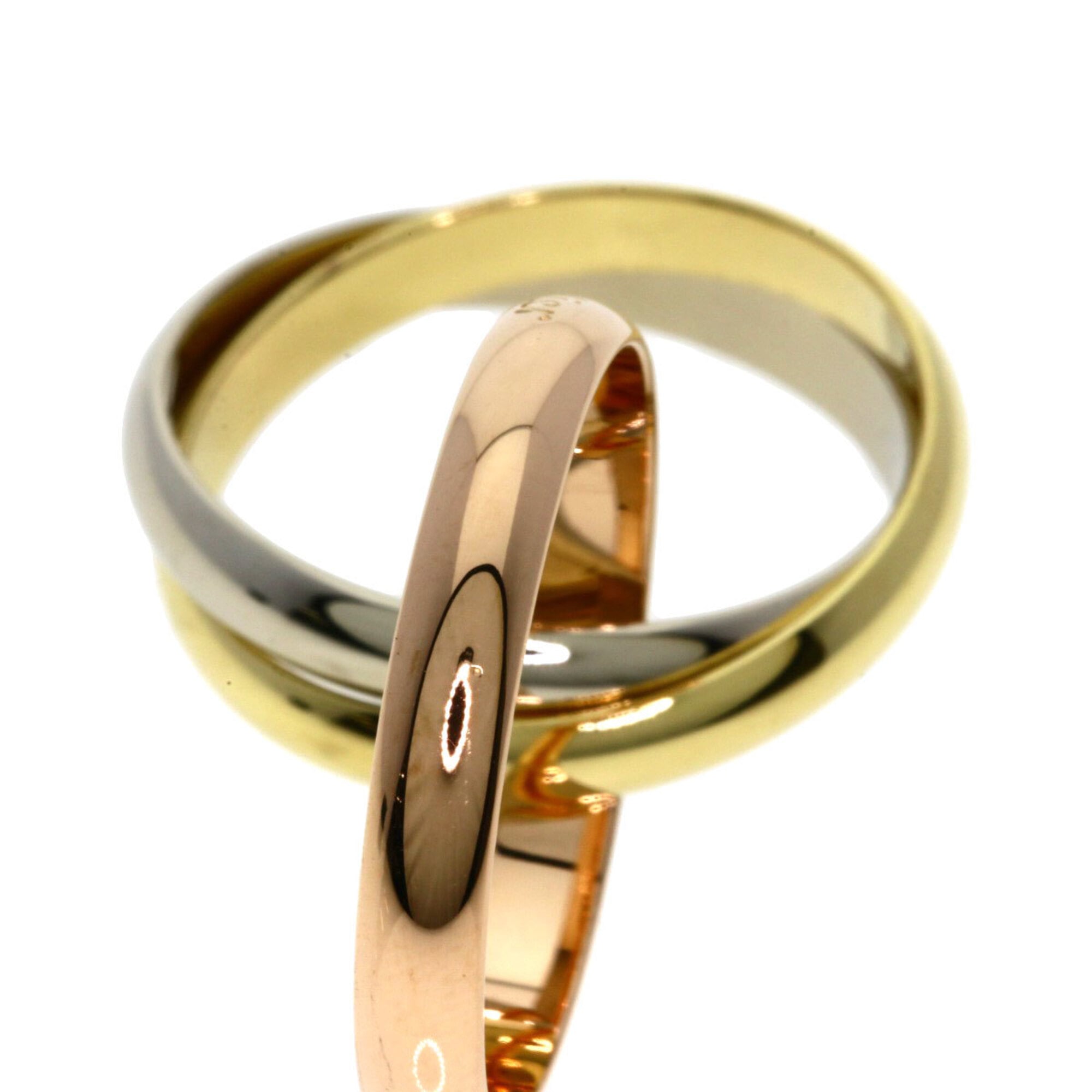 Cartier Trinity Yellow Gold (18K) Pink Gold (18K) White Gold (18K) Band Ring (Pre-Owned)