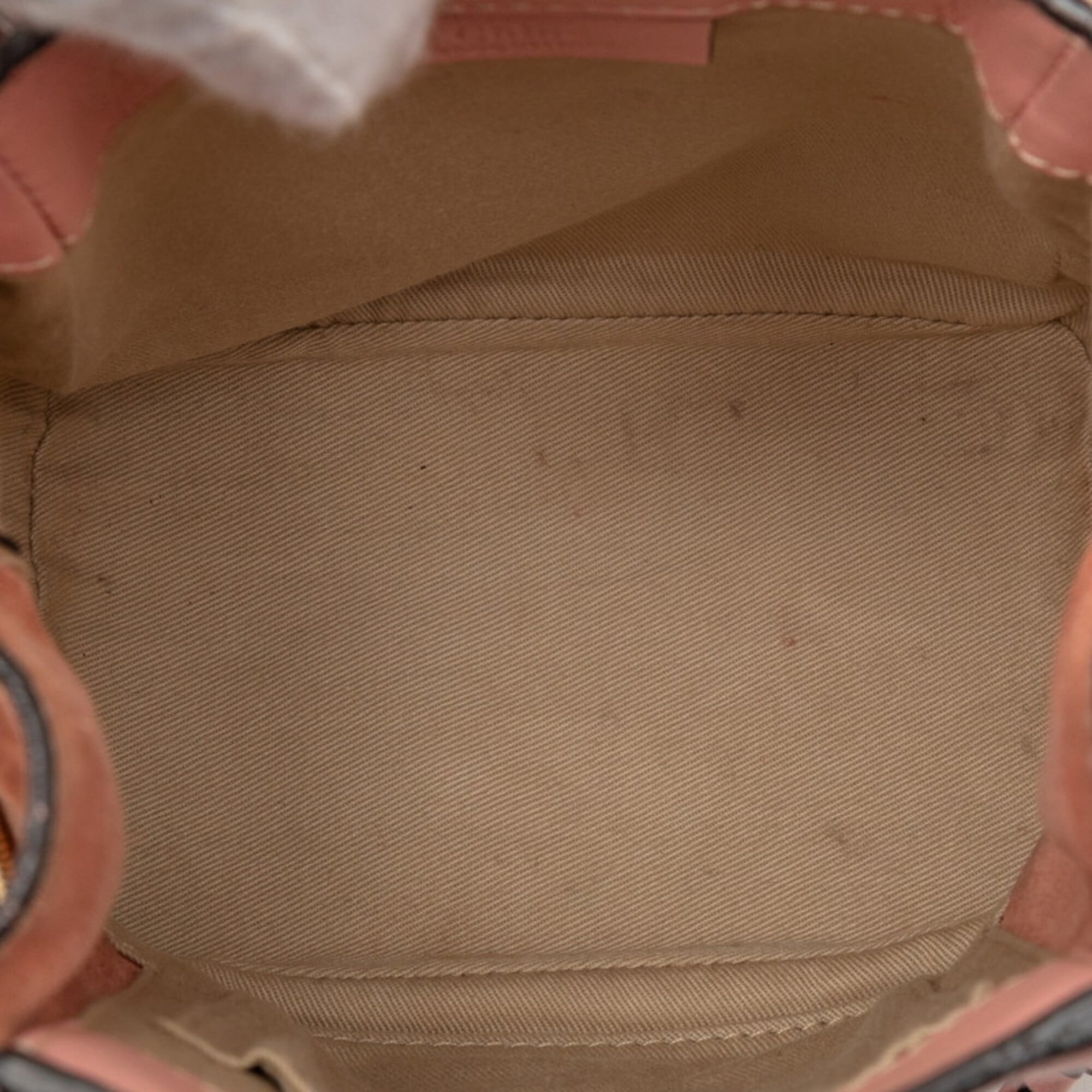 Chloé Pink Suede Leather Backpack Handbag (Pre-Owned)
