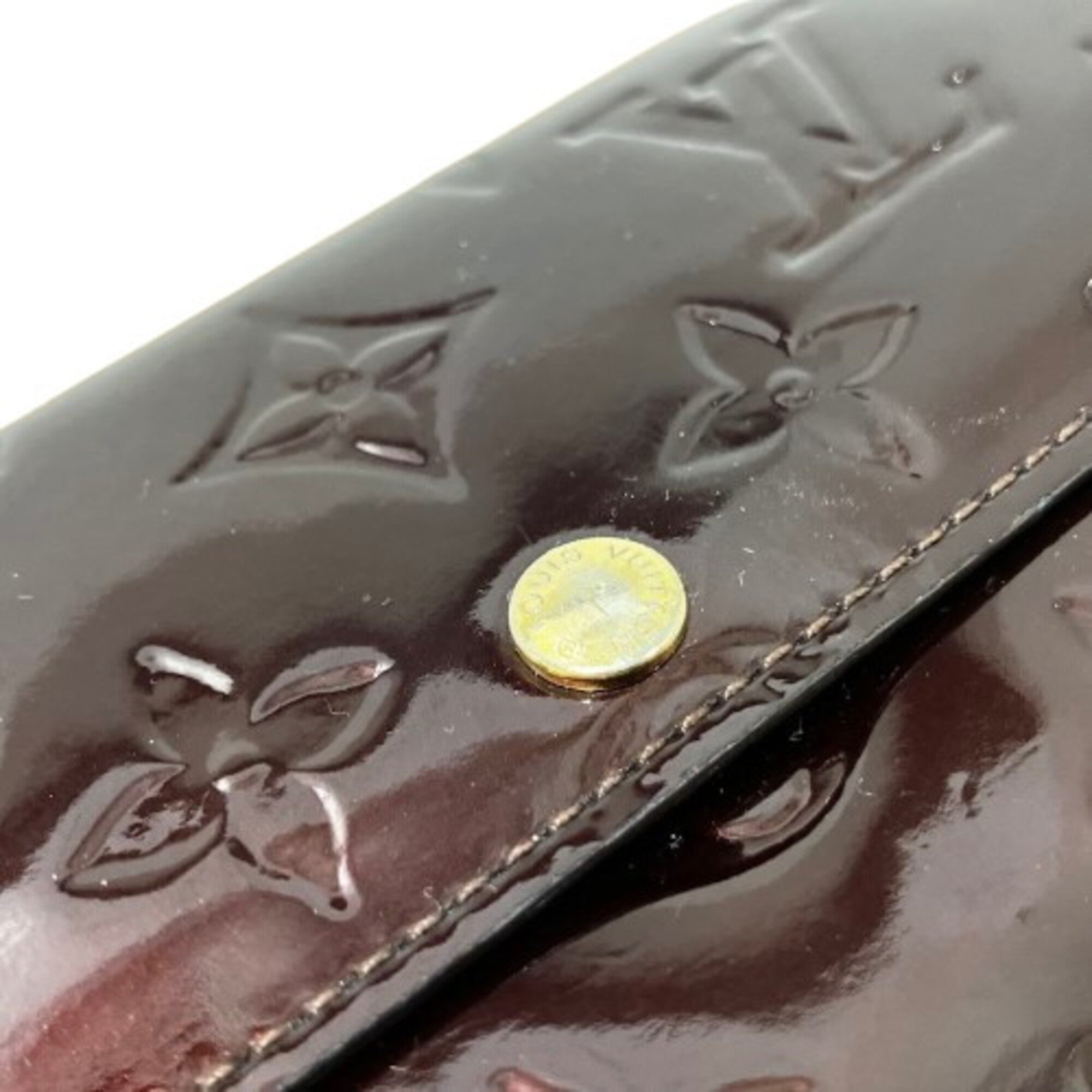 Louis Vuitton Vernis Amarante Vernis Long Wallet (Bi-Fold) (Pre-Owned)