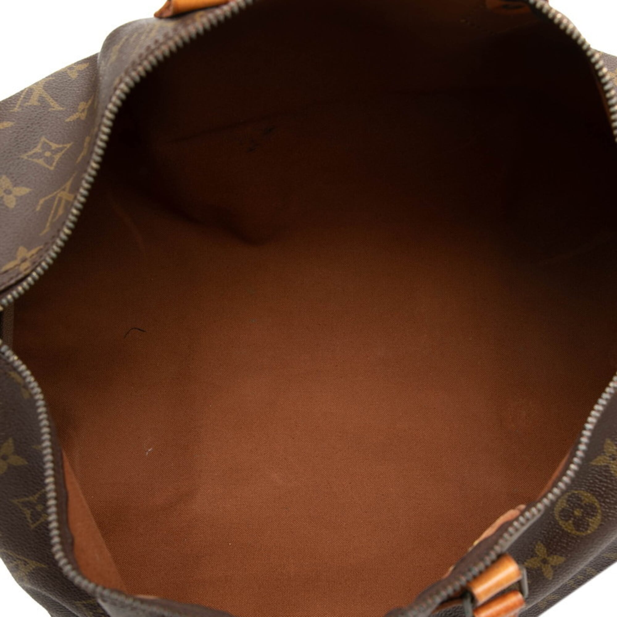 Louis Vuitton Monogram Brown Pvc Leather Boston Bag Handbag (Pre-Owned)