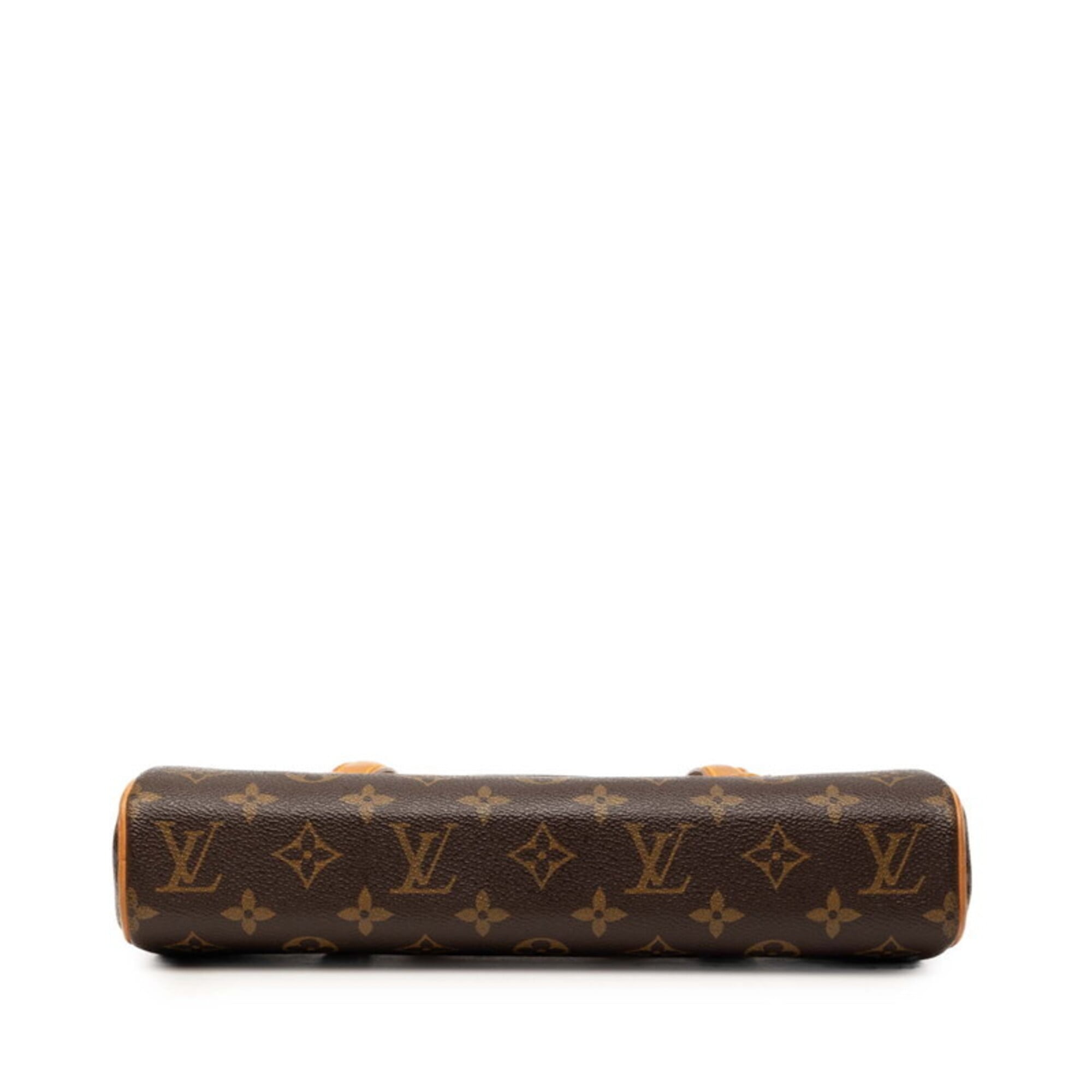 Louis Vuitton Monogram Brown Pvc Leather Handbag (Pre-Owned)