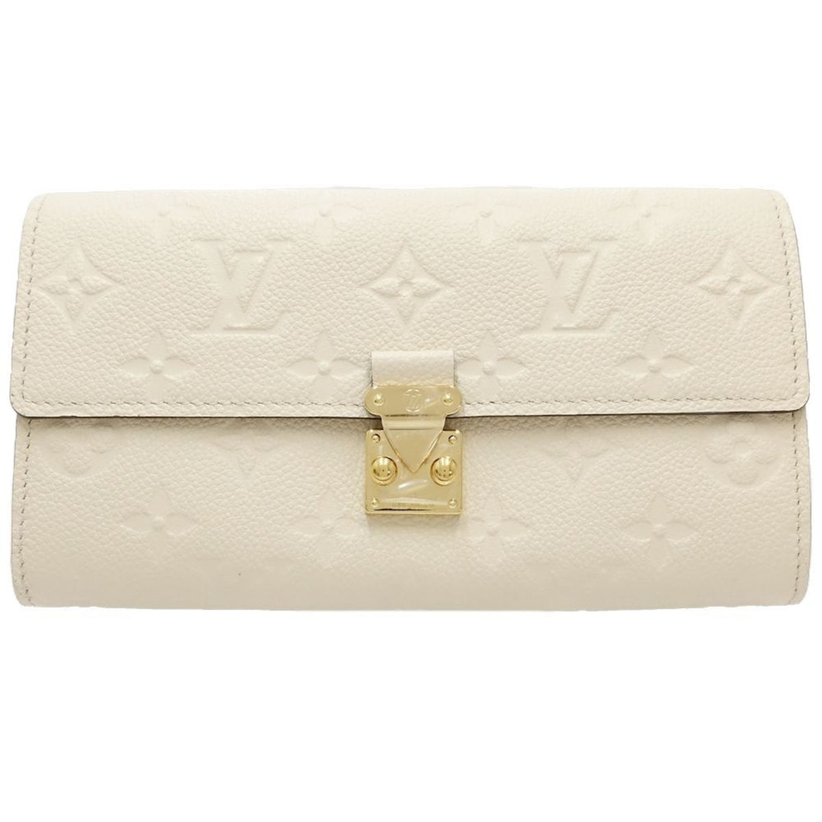 Louis Vuitton Monogram Empreinte Leather Long Wallet (Bi-Fold) (Pre-Owned)