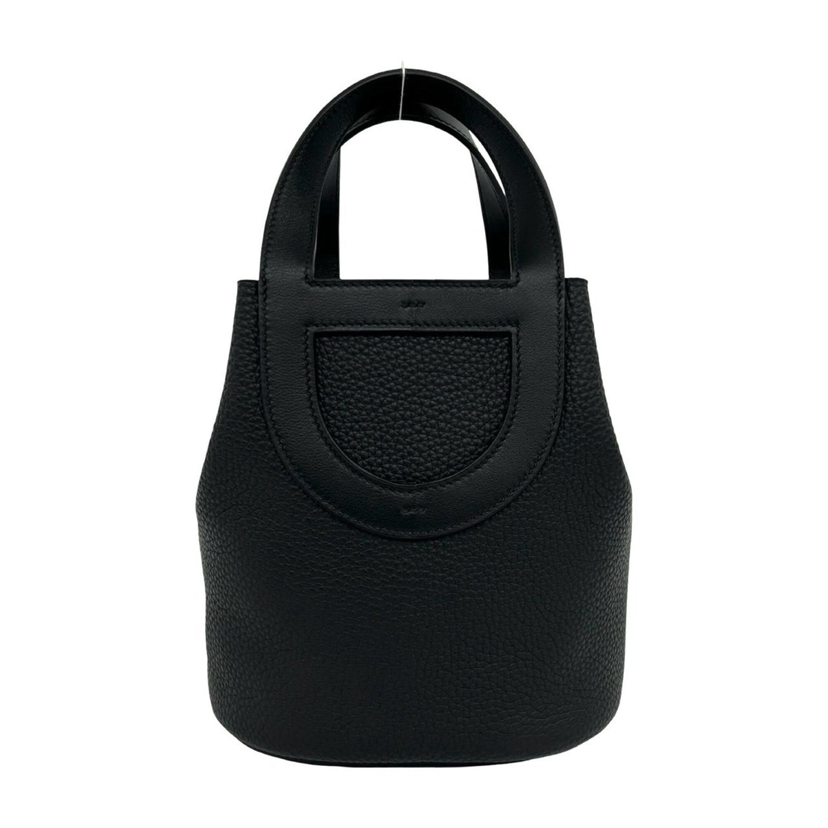 Hermes Black Taurillon Clemence Leather Swift Leather Handbag (Pre-Owned)