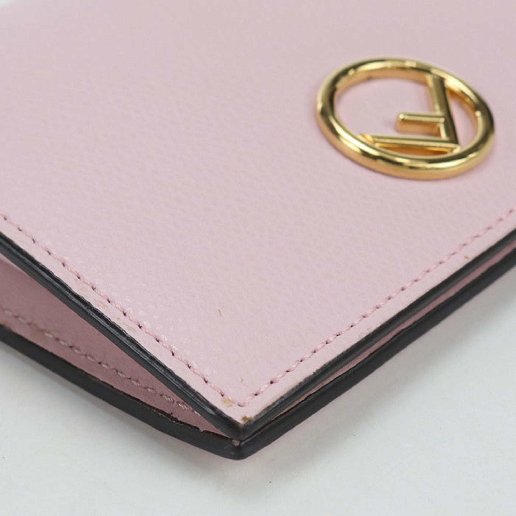 Fendi Pink Leather Wallet (Bi-Fold) (Pre-Owned)