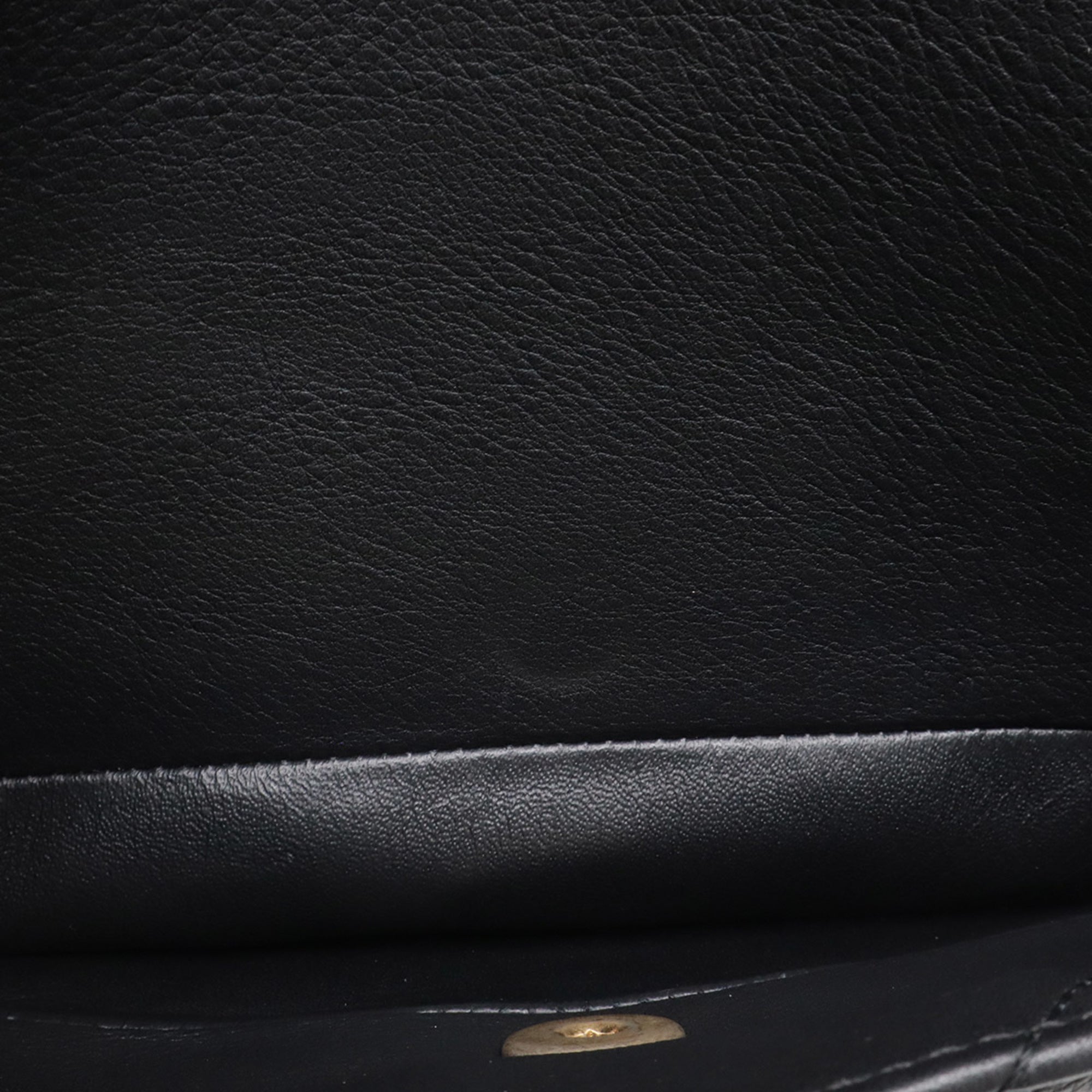 Chanel Matelasse Black Leather Handbag Shoulder Bag (Pre-Owned)