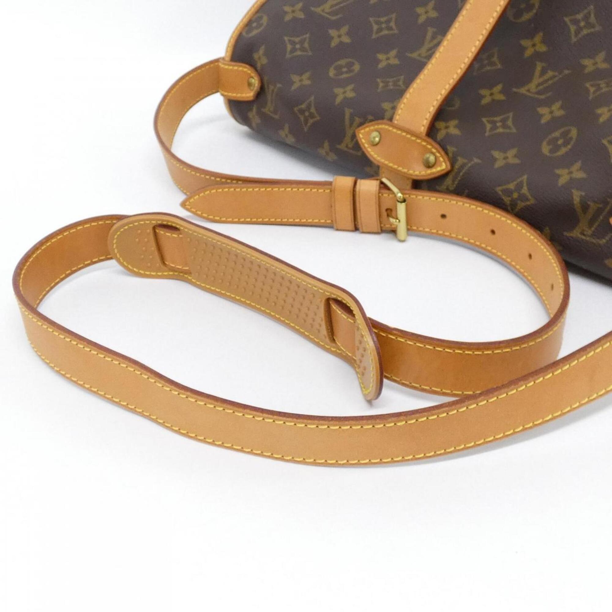Louis Vuitton Marron Coated Canvas Shoulder Bag (Pre-Owned)