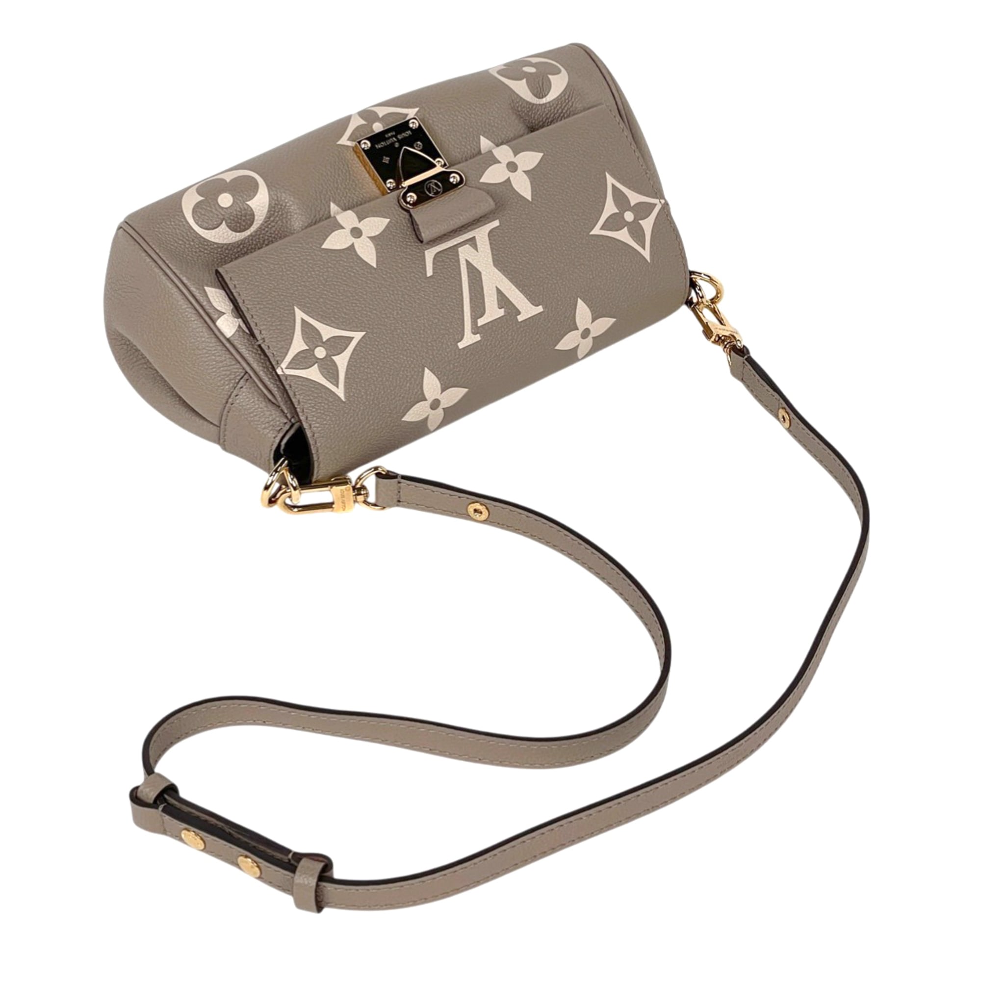 Louis Vuitton Beige Monogram Empreinte Shoulder Bag (Pre-Owned)