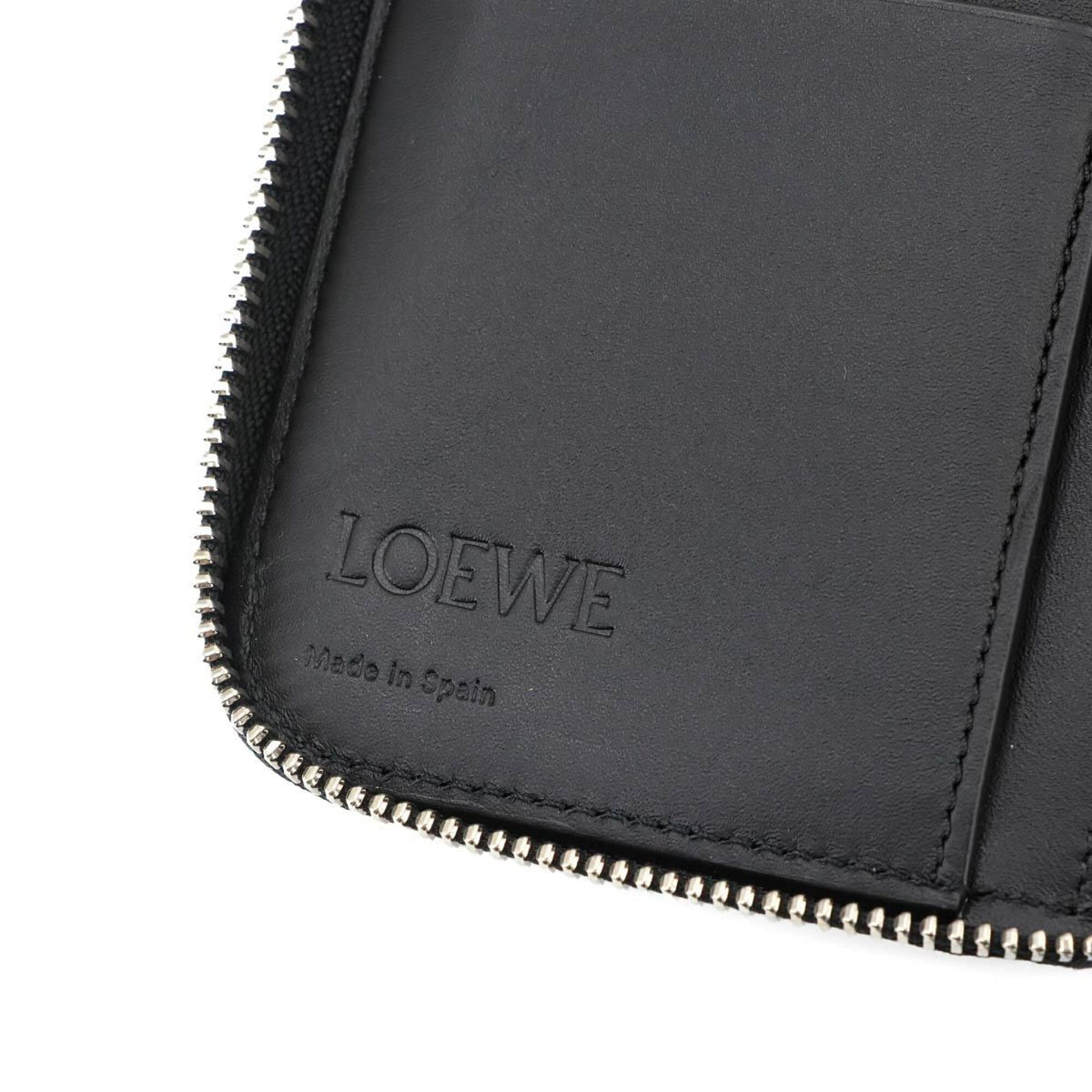 Loewe Black Leather Long Wallet (Bi-Fold) (Pre-Owned)