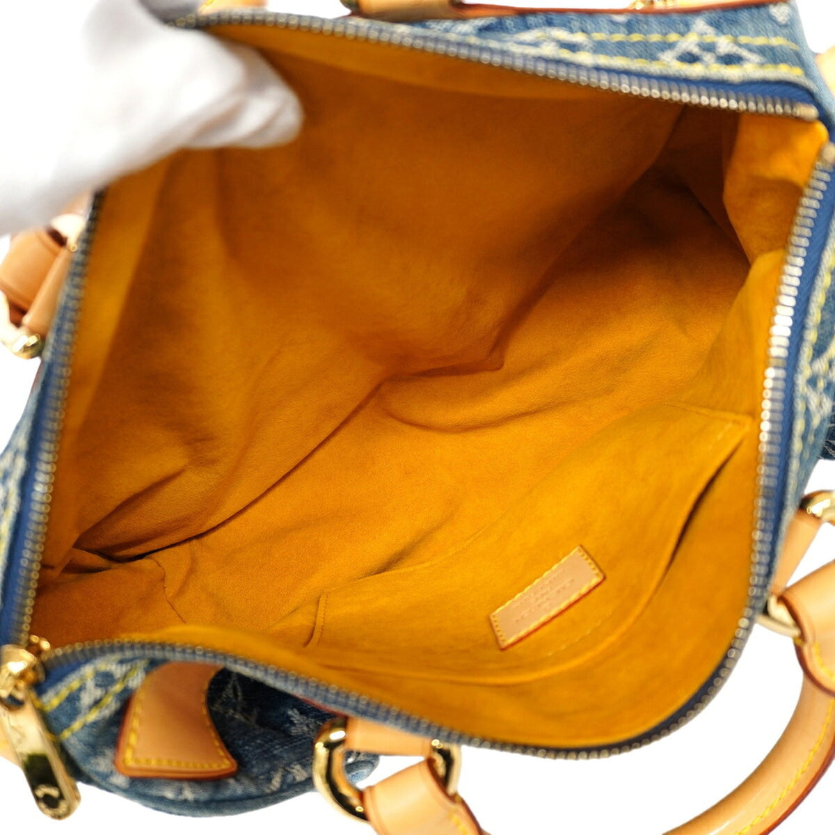 Louis Vuitton Blue Handbag (Pre-Owned)