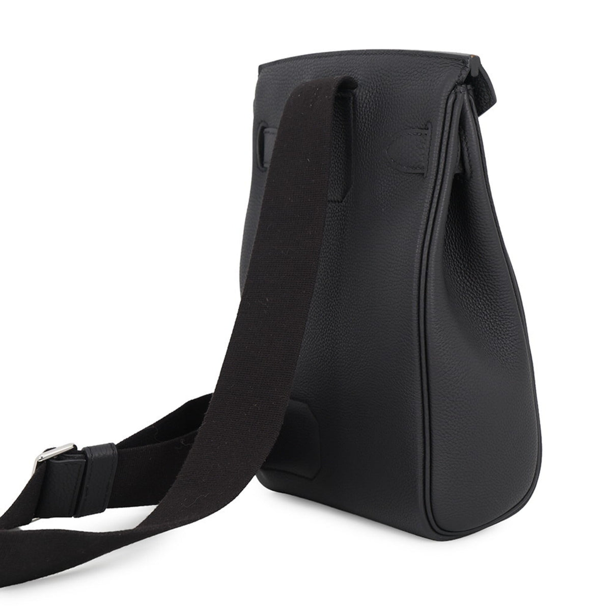 Hermes Black Togo Leather Handbag Sling Bag (Pre-Owned)