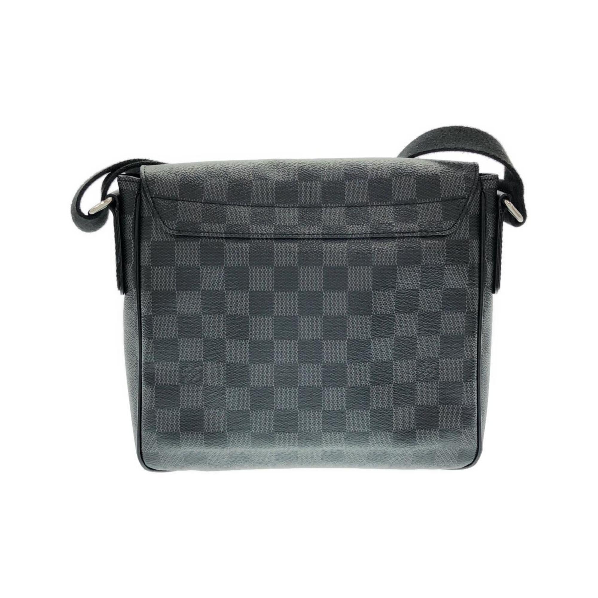 Louis Vuitton Damier Graphite Graphite Coated Canvas Shoulder Bag (Pre-Owned)