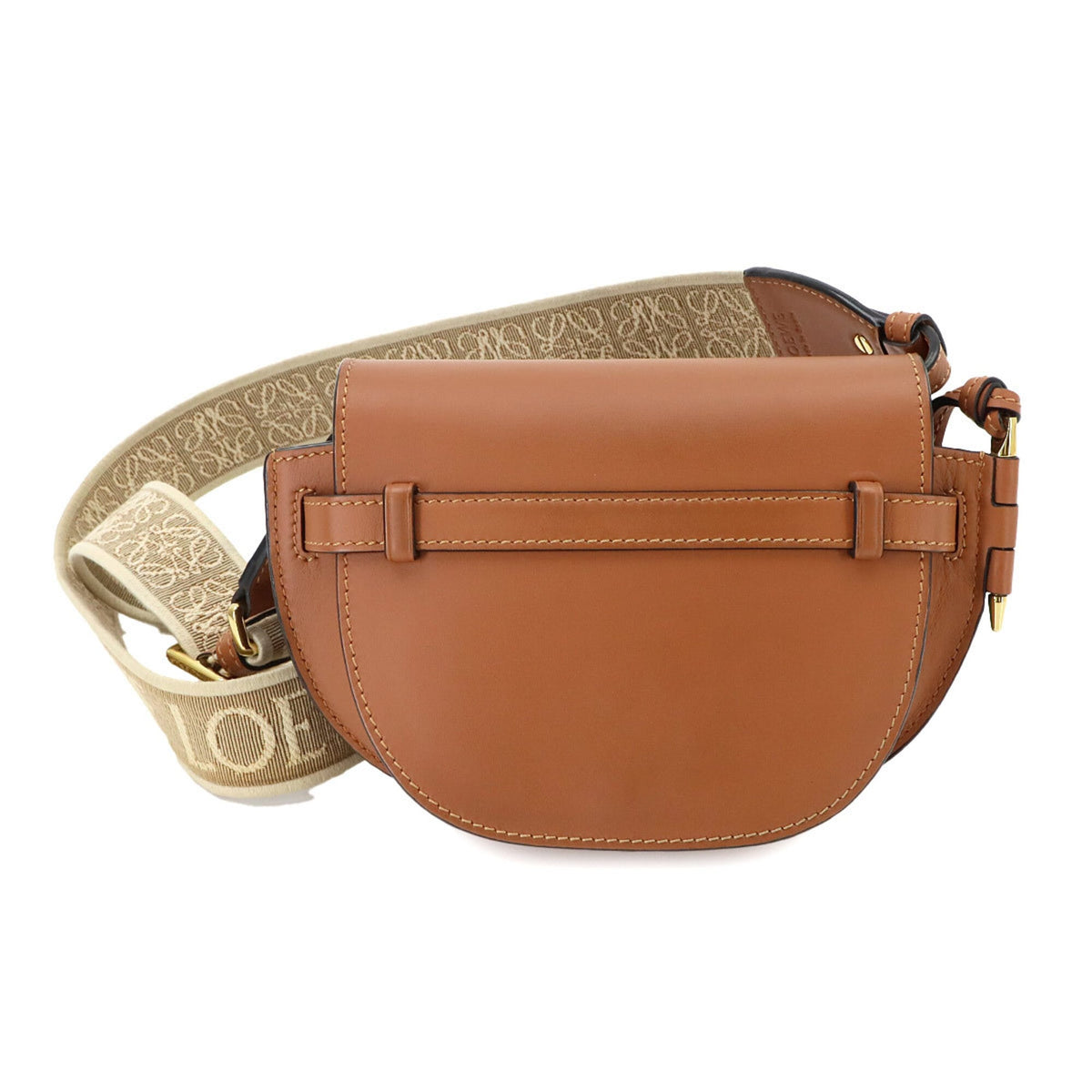 Loewe Brown Leather Handbag Shoulder Bag (Pre-Owned)