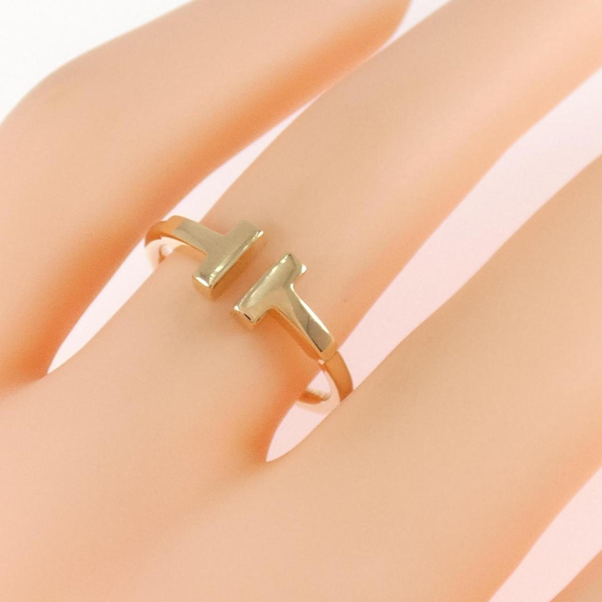 Tiffany Pink Gold (18K) Band Ring (Pre-Owned)