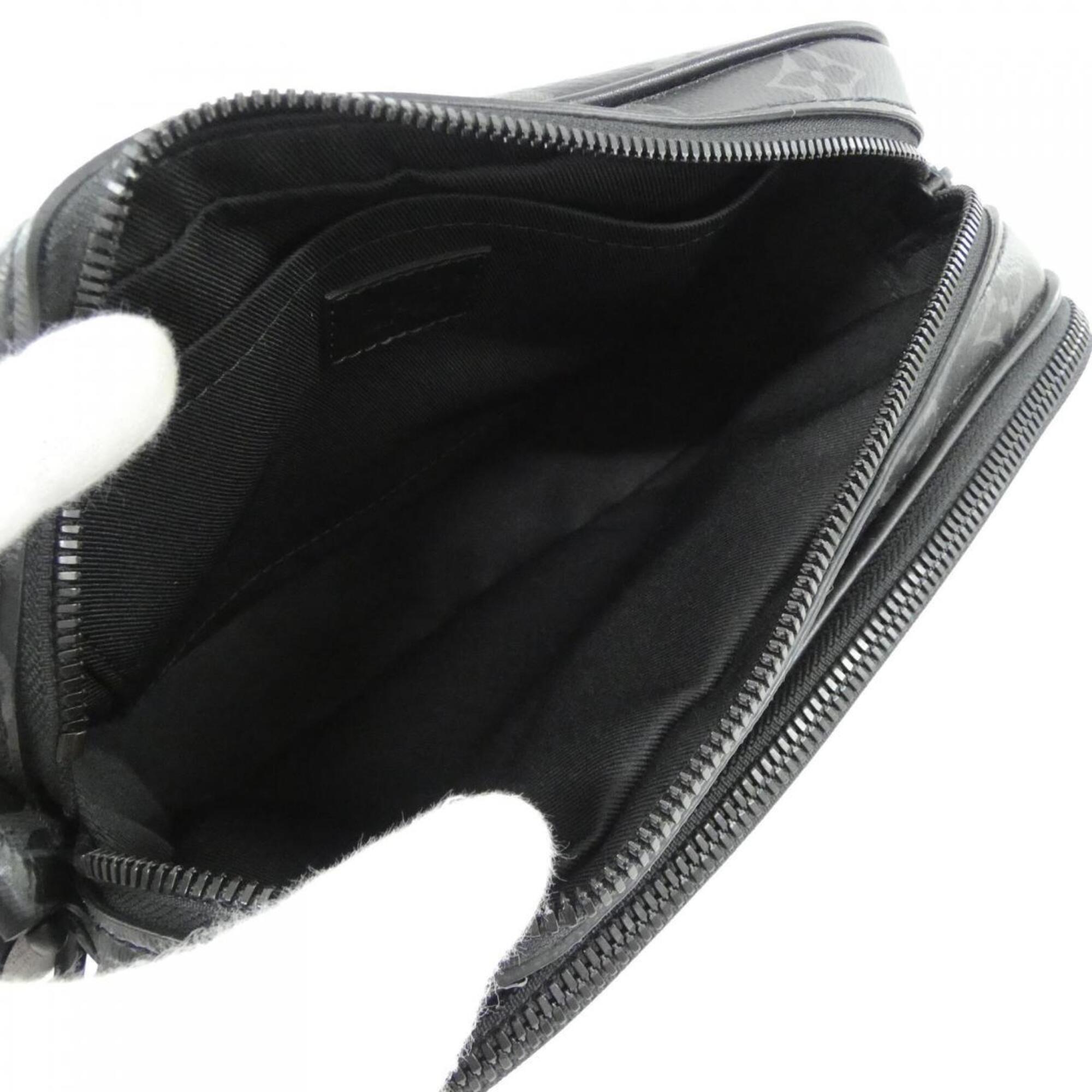 Louis Vuitton Monogram Eclipse Black Coated Canvas Shoulder Bag (Pre-Owned)