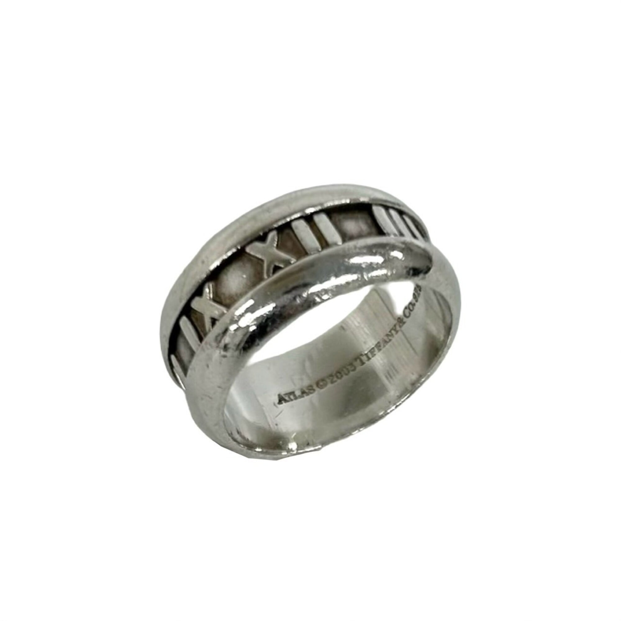 Tiffany Silver Silver 925 Band Ring (Pre-Owned)