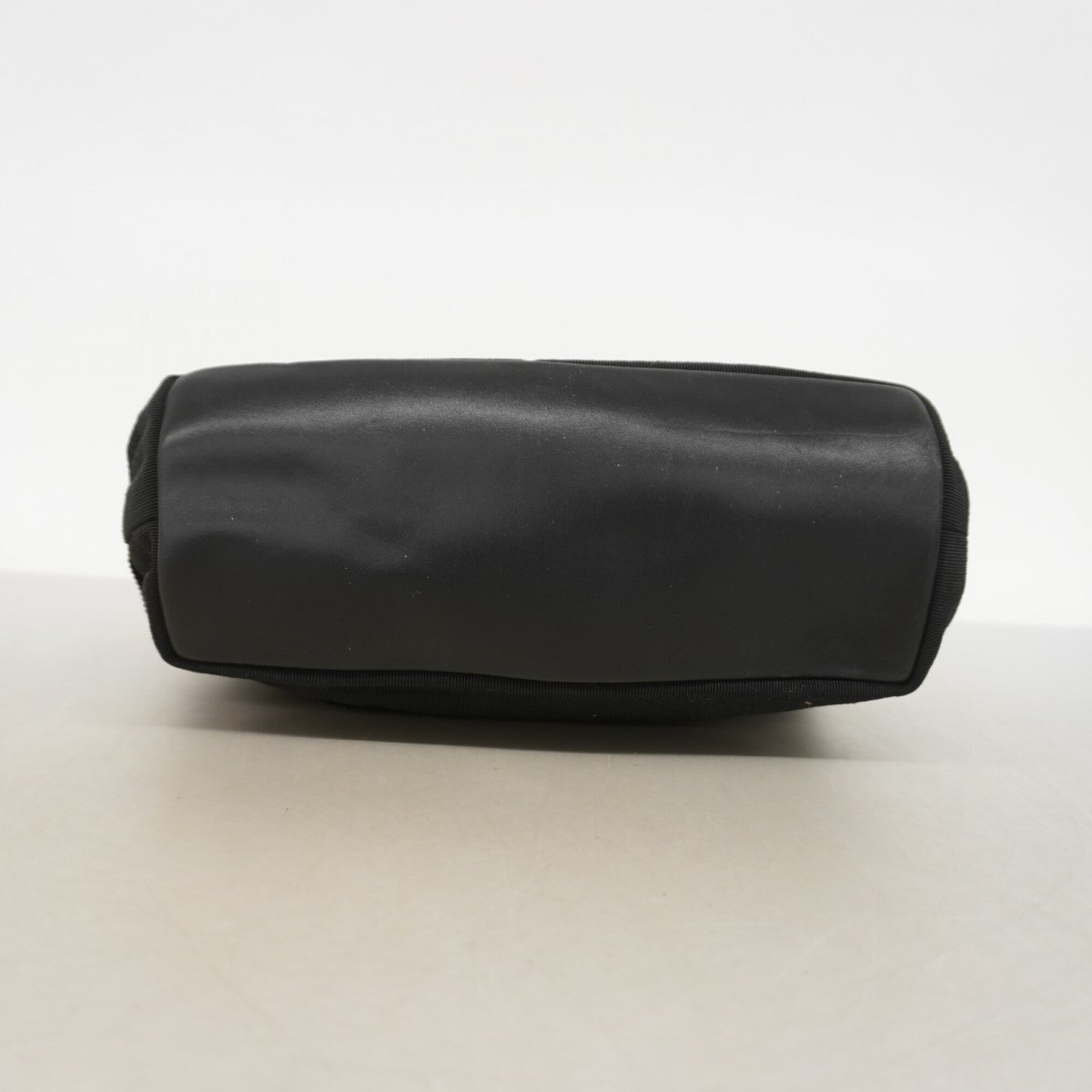 Salvatore Ferragamo Black Canvas Handbag (Pre-Owned)