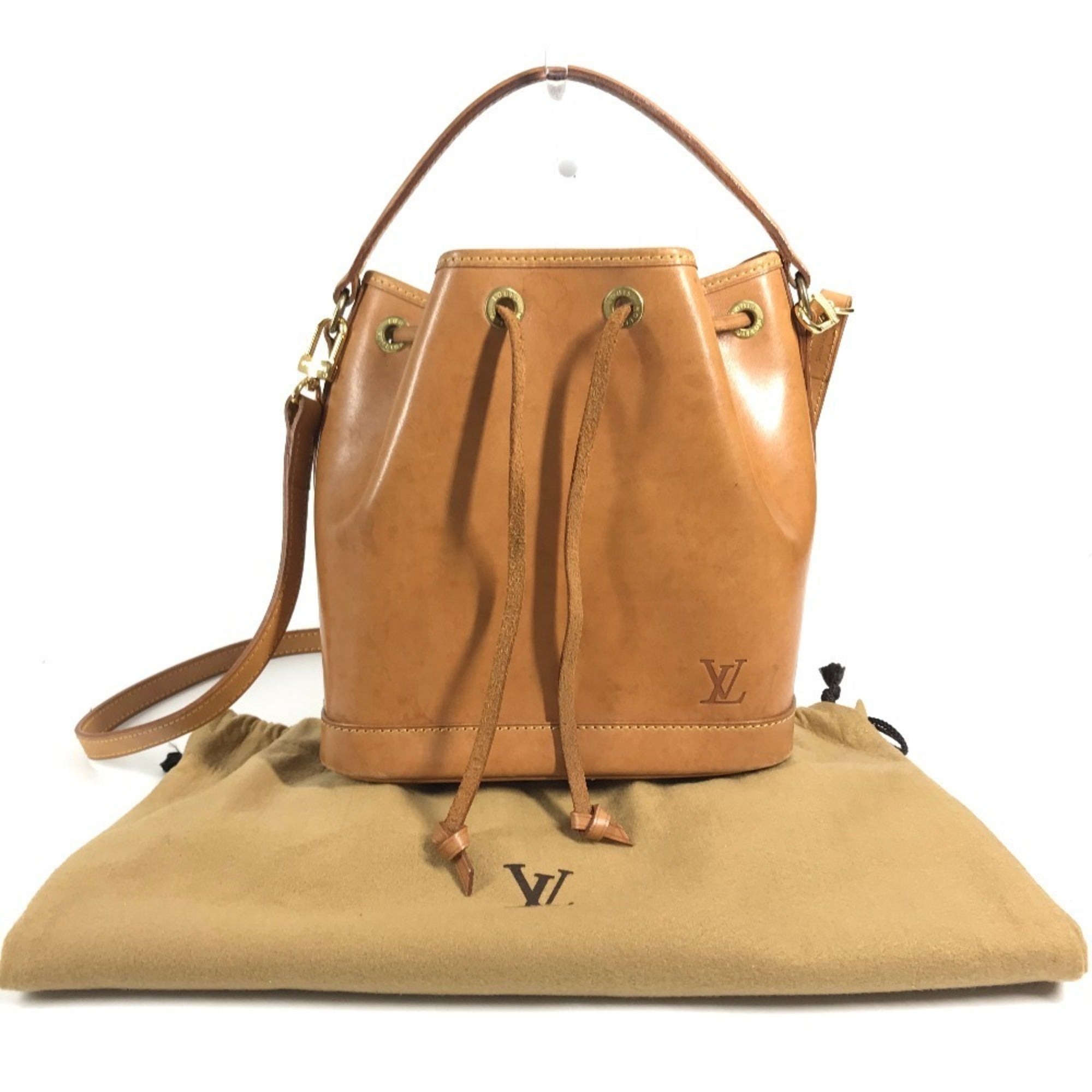 Louis Vuitton Beige Nomade Leather Leather Handbag Shoulder Bag (Pre-Owned)