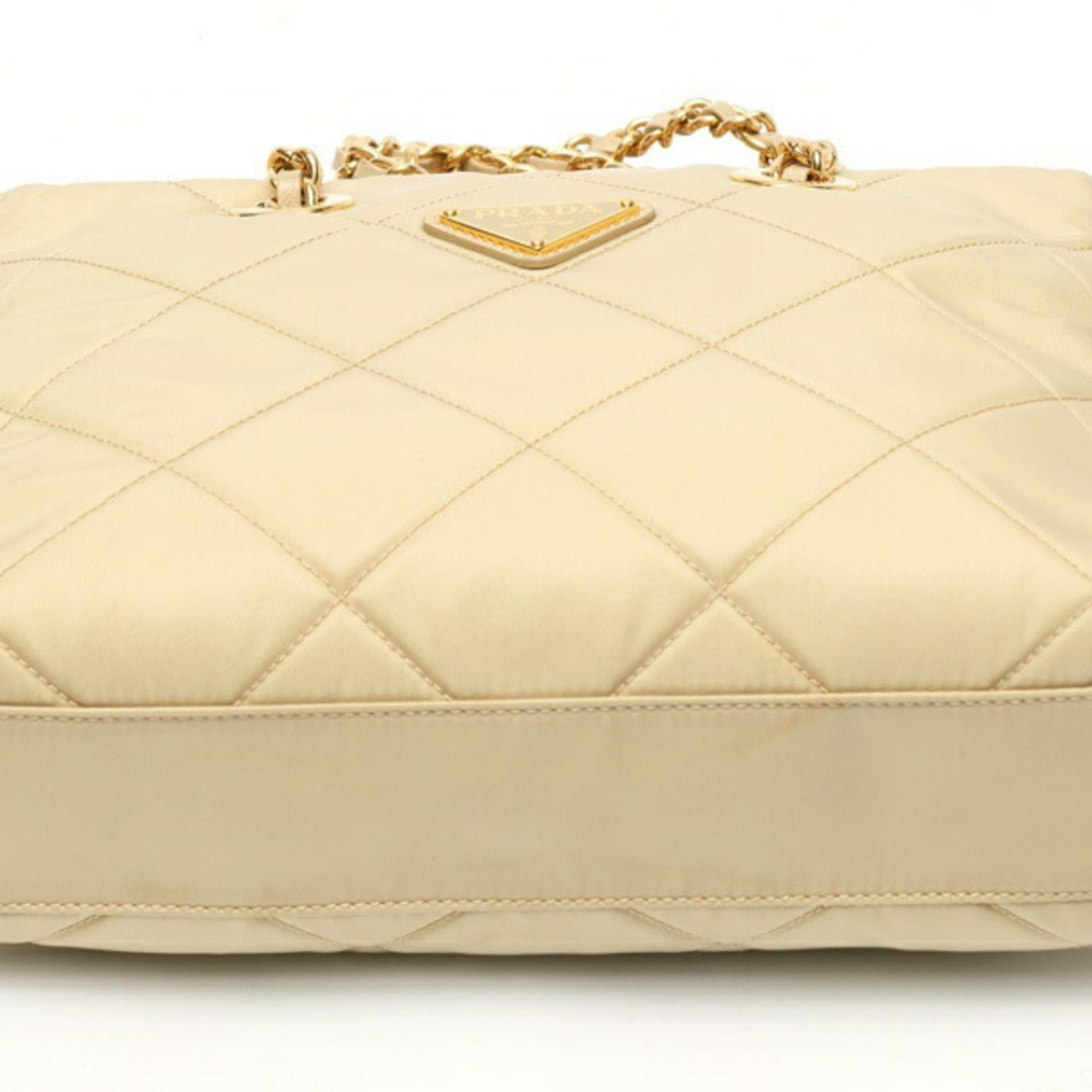 Prada Beige Nylon Tote Bag (Pre-Owned)