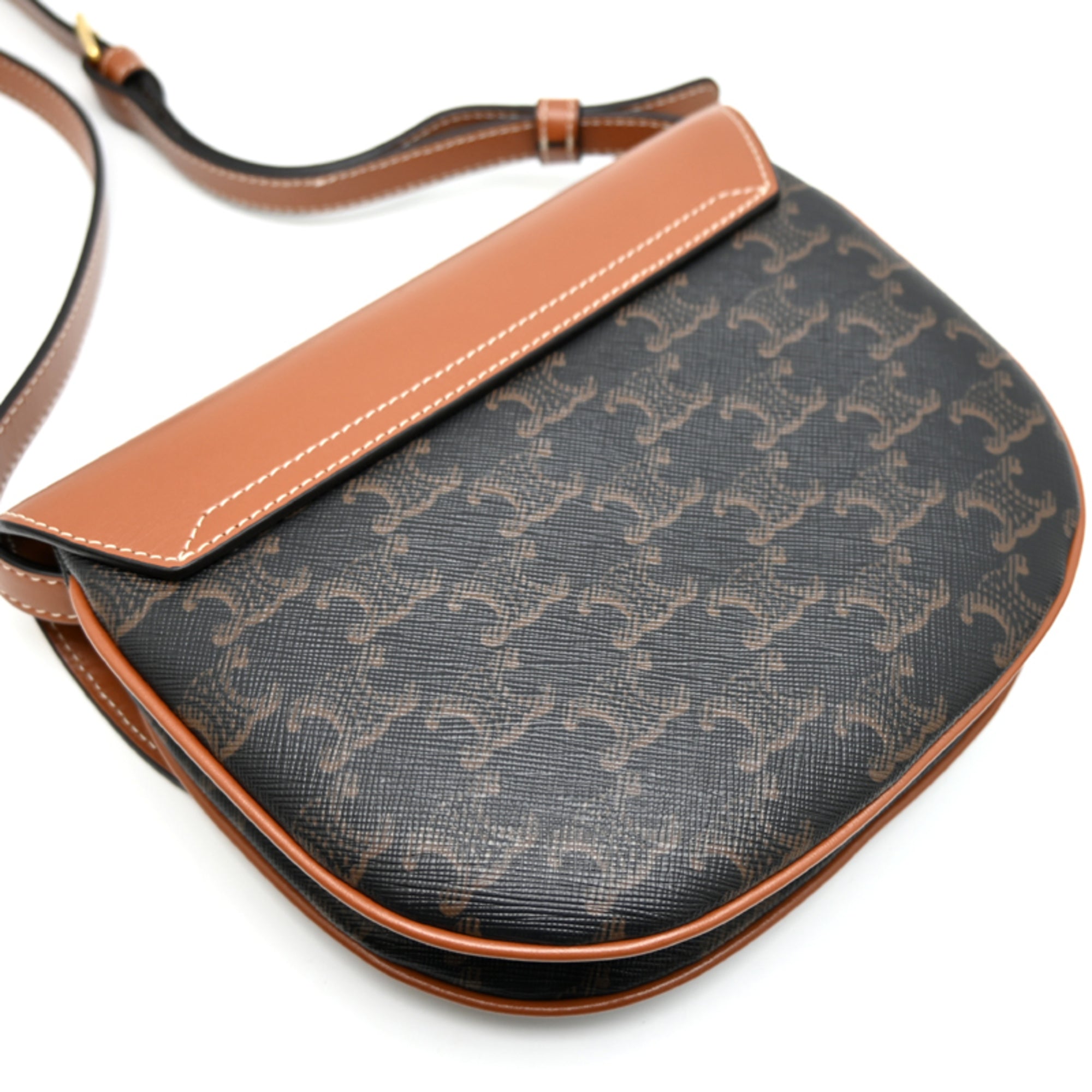 Celine Leather Pvc Shoulder Bag (Pre-Owned)