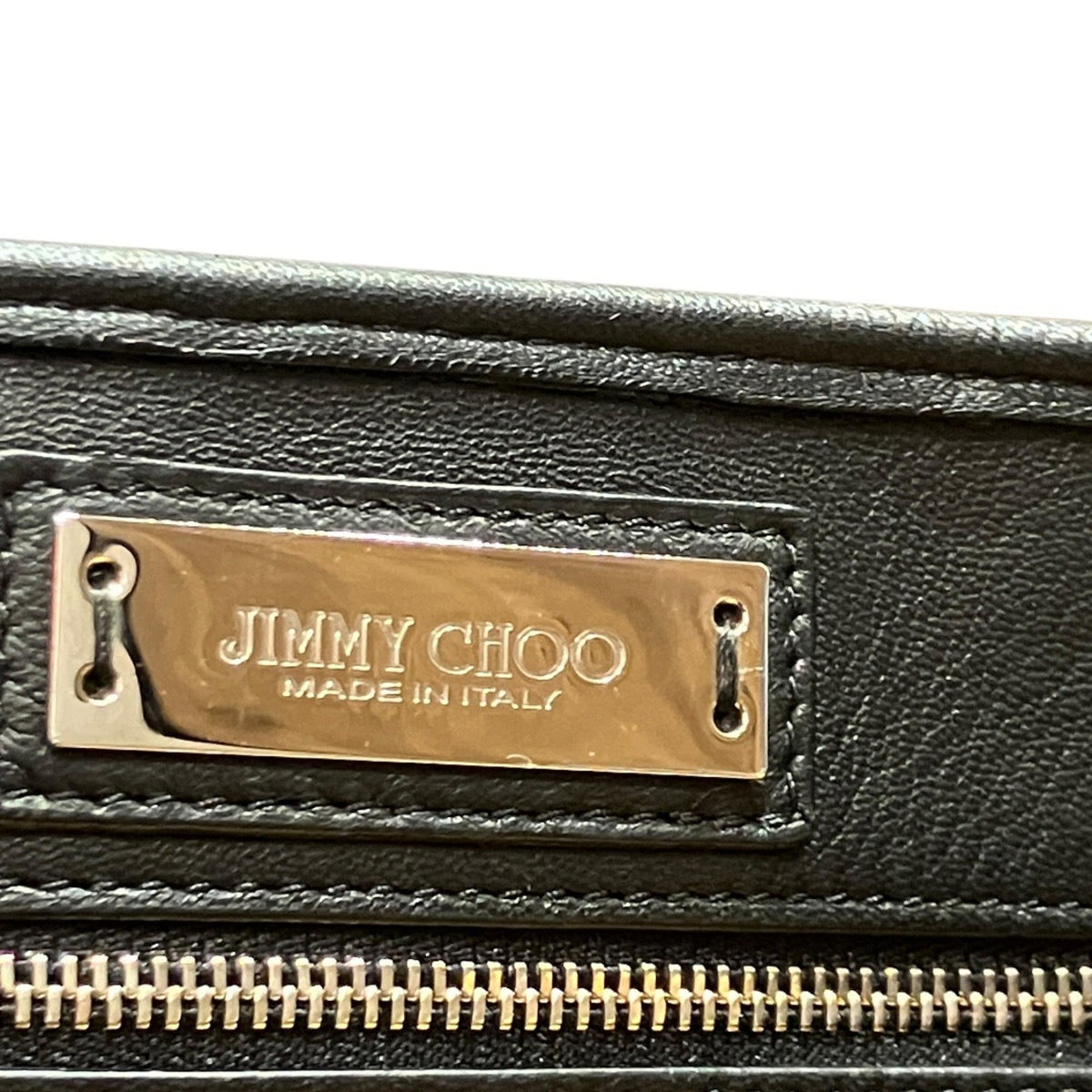 Jimmy Choo Black Leather Tote Bag (Pre-Owned)