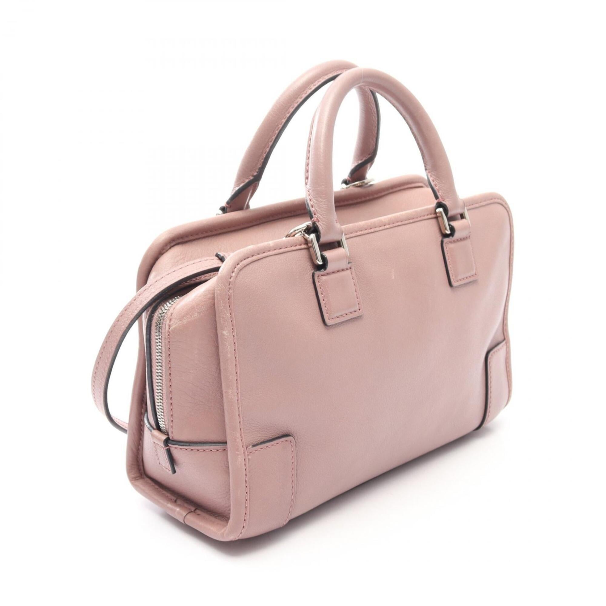 Loewe Pink Leather Handbag (Pre-Owned)