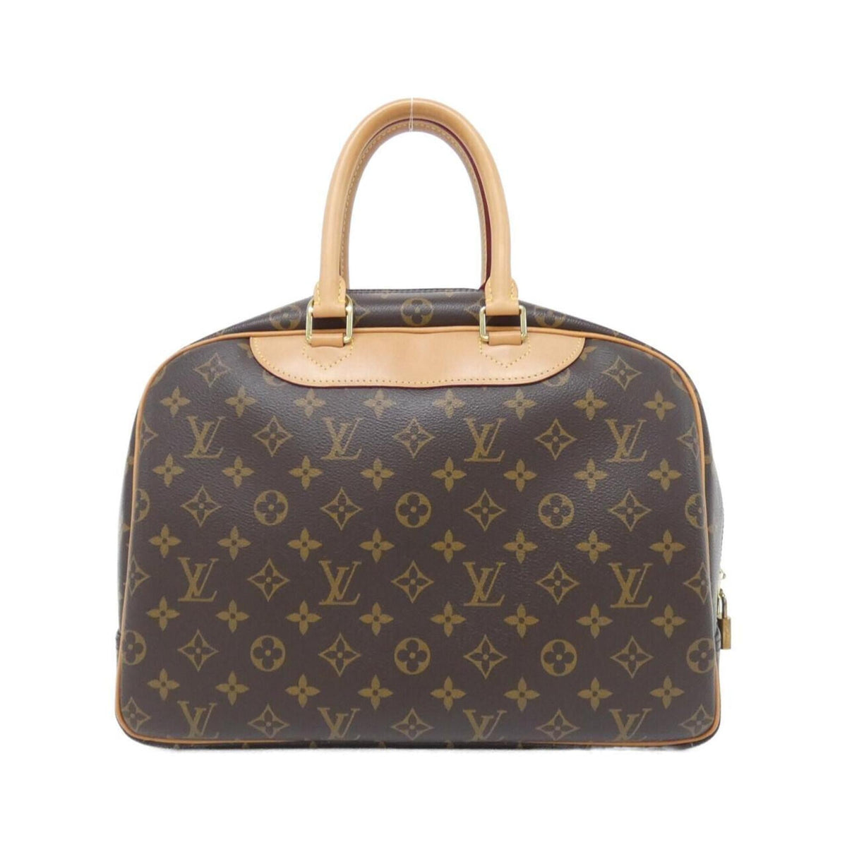 Louis Vuitton Monogram Marron Coated Canvas Handbag (Pre-Owned)