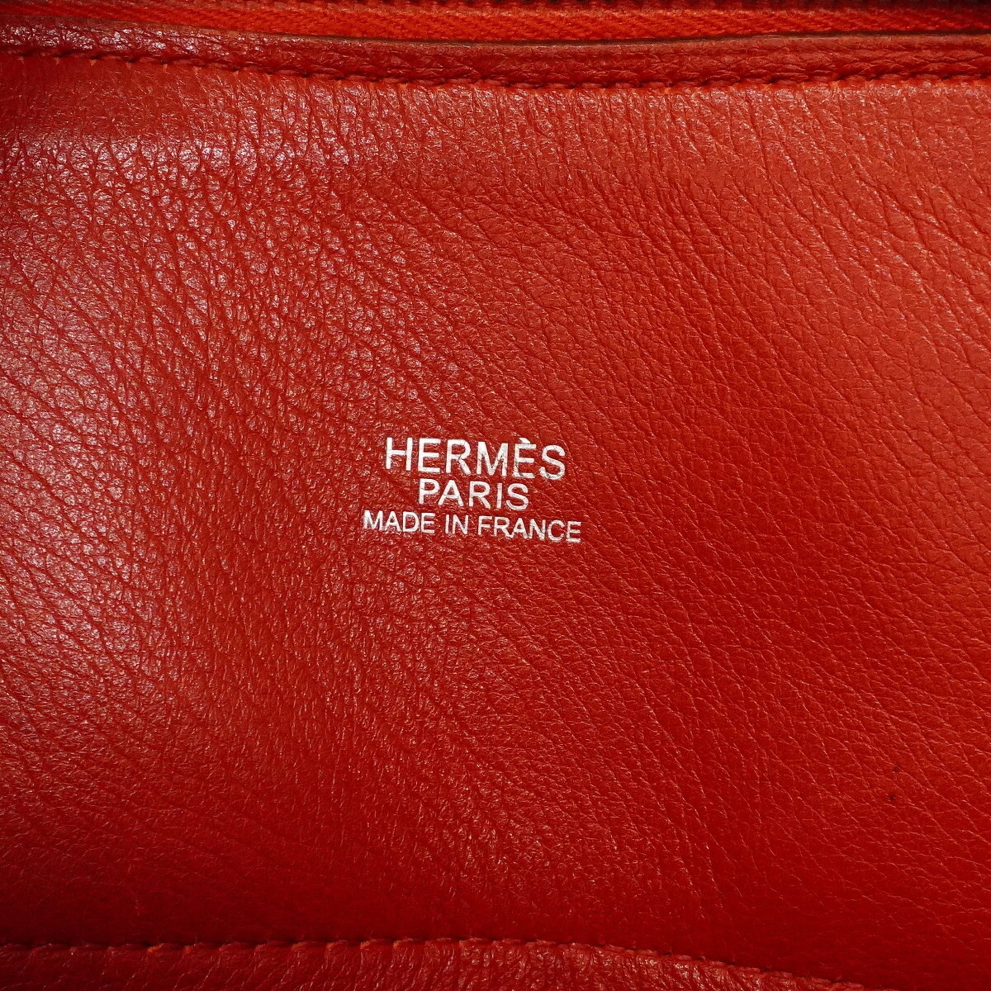 Hermes Rouge Vif Handbag (Pre-Owned)