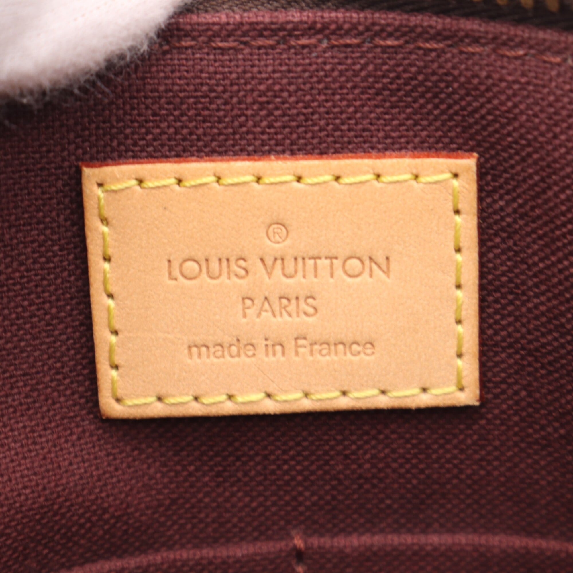 Louis Vuitton Monogram Beige Brown Monogram Monogram Leather Shoulder Bag (Pre-Owned)