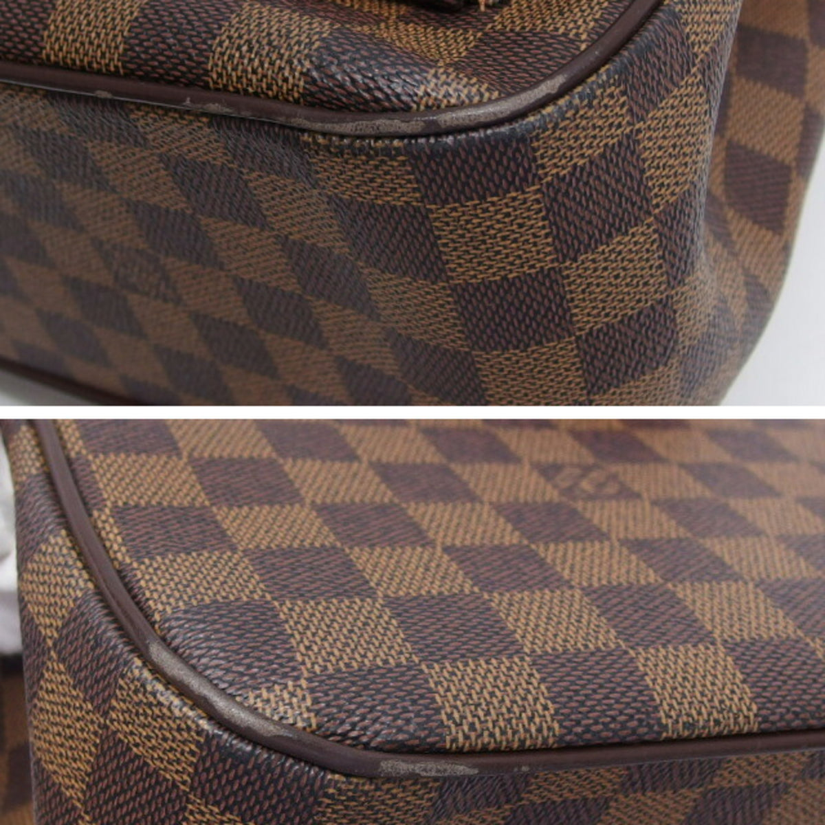 Louis Vuitton Damier Brown Damier Canvas Dark Brown Galle Damier Canvas Handbag Shoulder Bag Tote Bag (Pre-Owned)