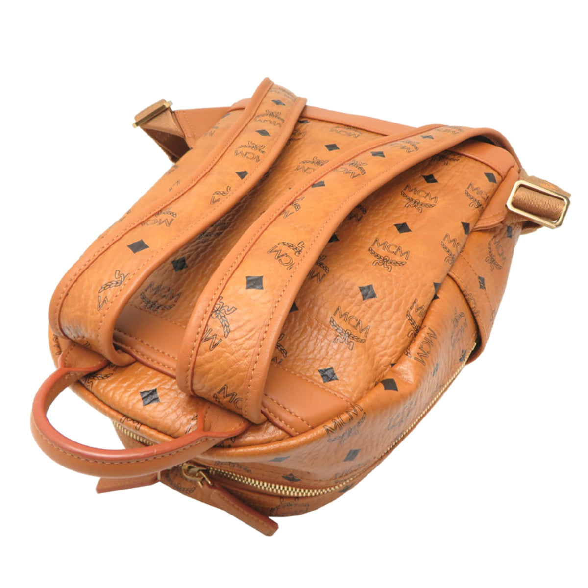 Mcm Brown Pvc Backpack (Pre-Owned)