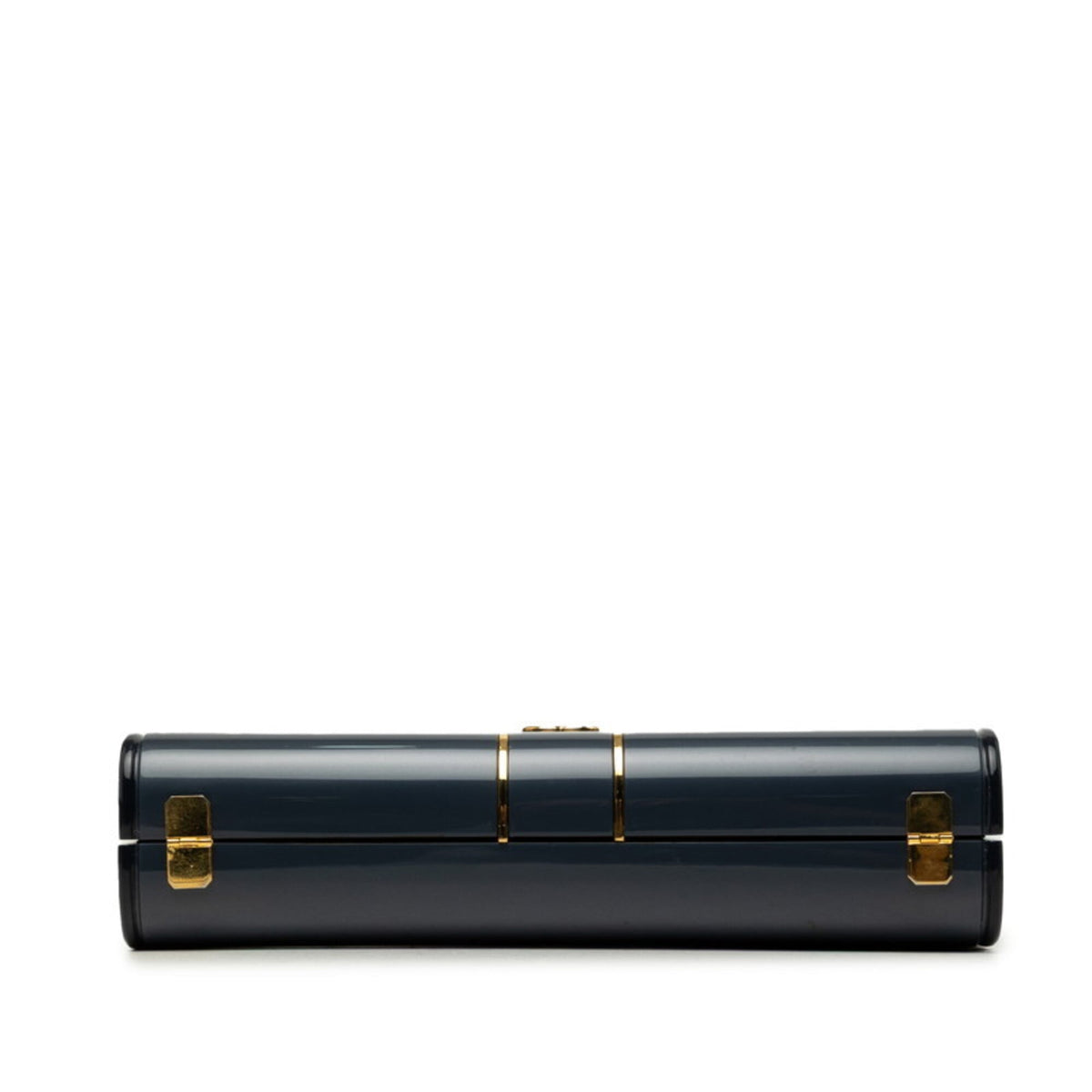 Gucci Navy Plastic Leather Shoulder Bag (Pre-Owned)