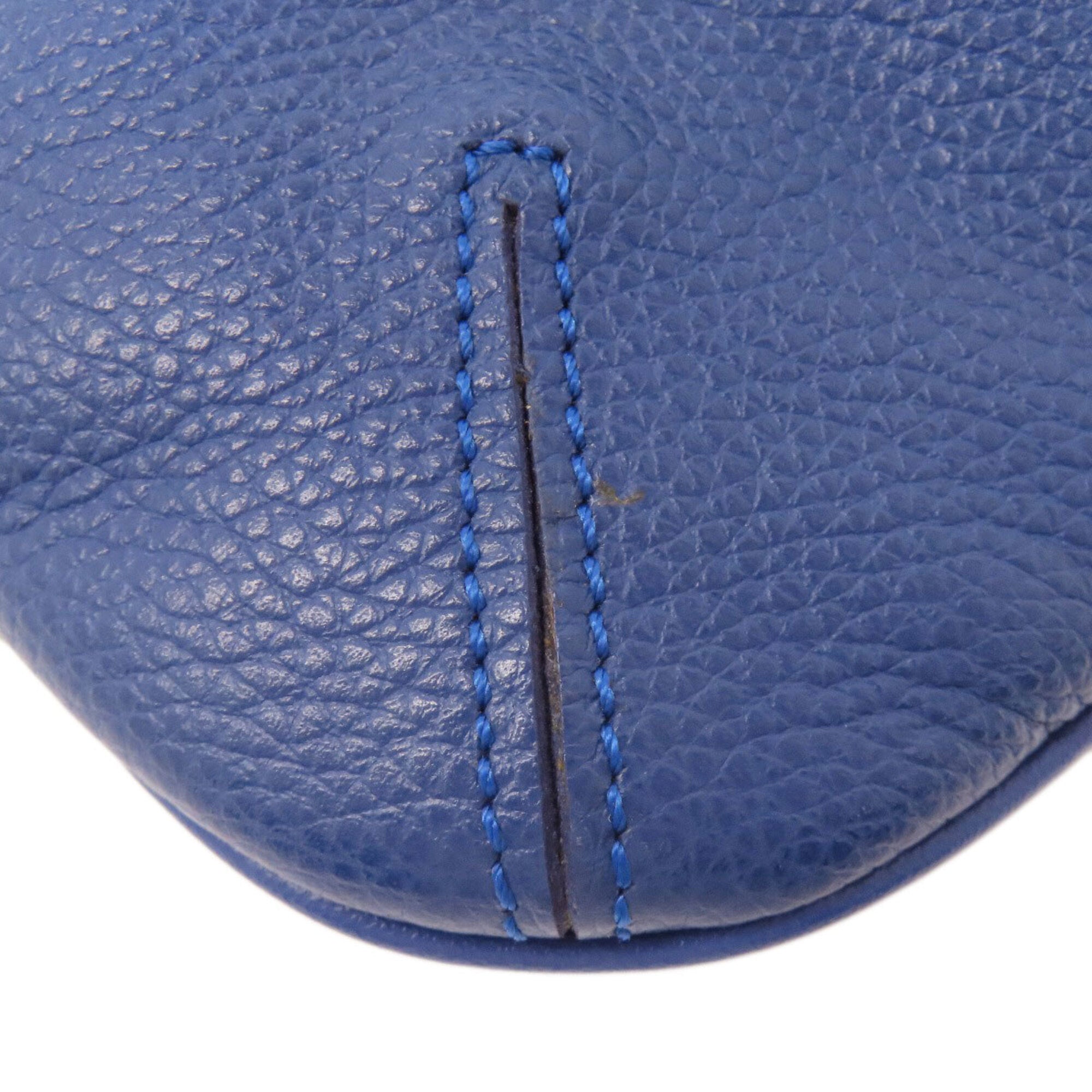 Longchamp Blue Leather Shoulder Bag (Pre-Owned)