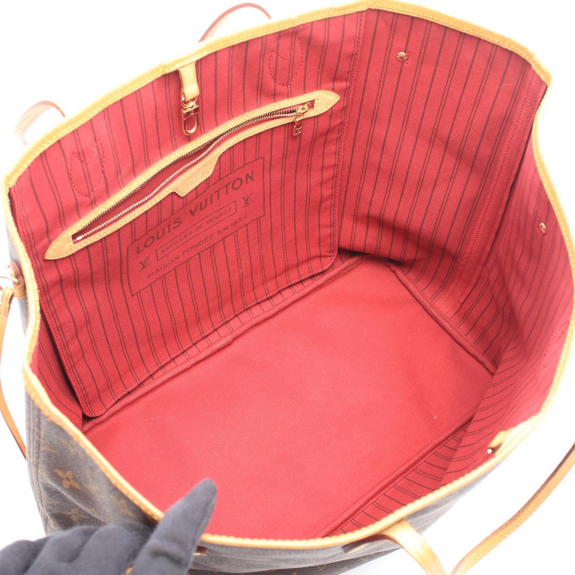 Louis Vuitton Brown Fuchsia Monogram Monogram Handbag Tote Bag (Pre-Owned)