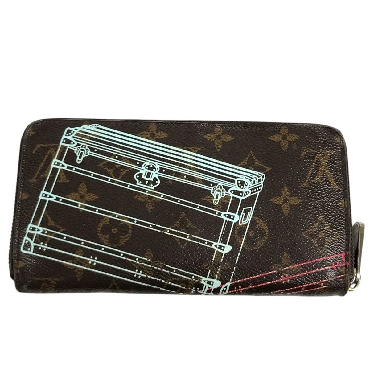 Louis Vuitton Brown Monogram Long Wallet (Bi-Fold) (Pre-Owned)