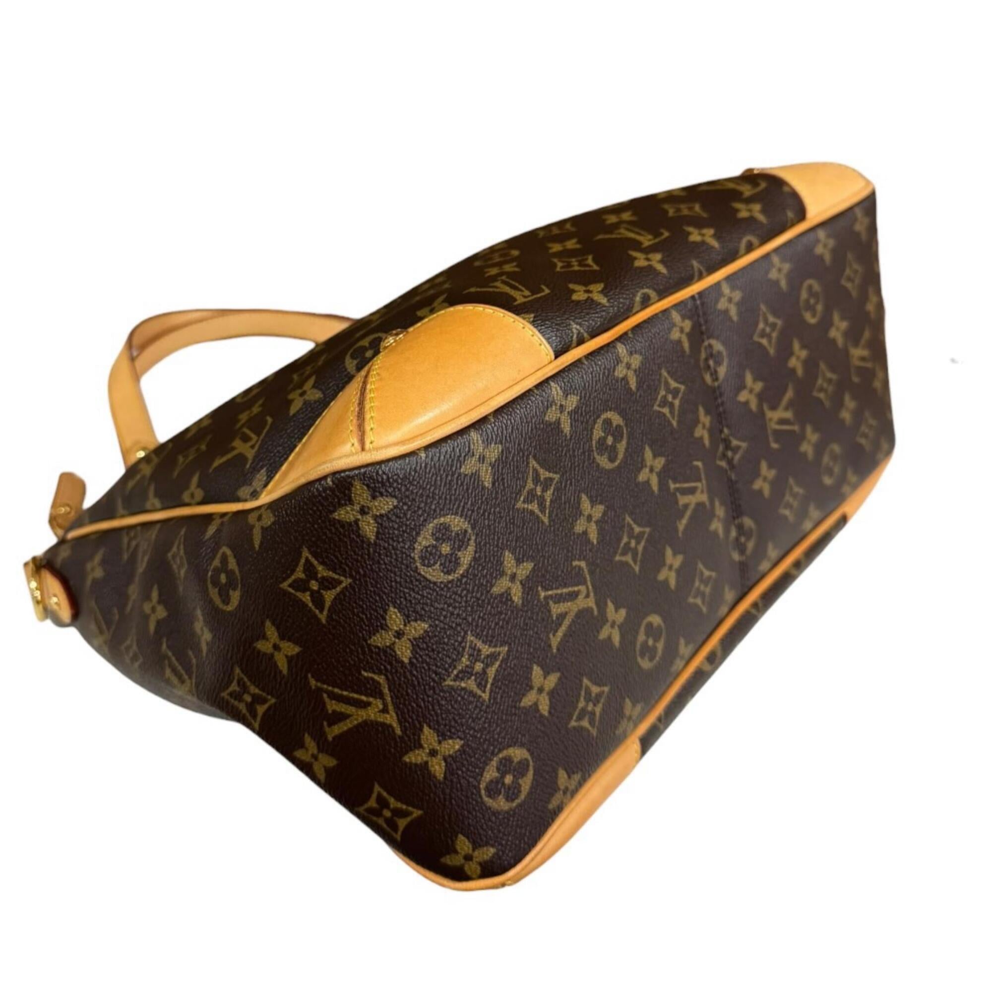 Louis Vuitton Brown Monogram Canvas Shoulder Bag (Pre-Owned)