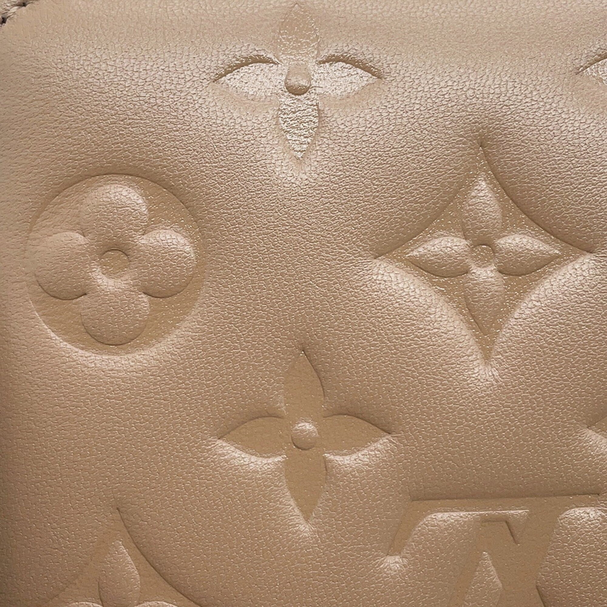 Louis Vuitton Grayish Taupe Monogram Leather Long Wallet (Bi-Fold) (Pre-Owned)