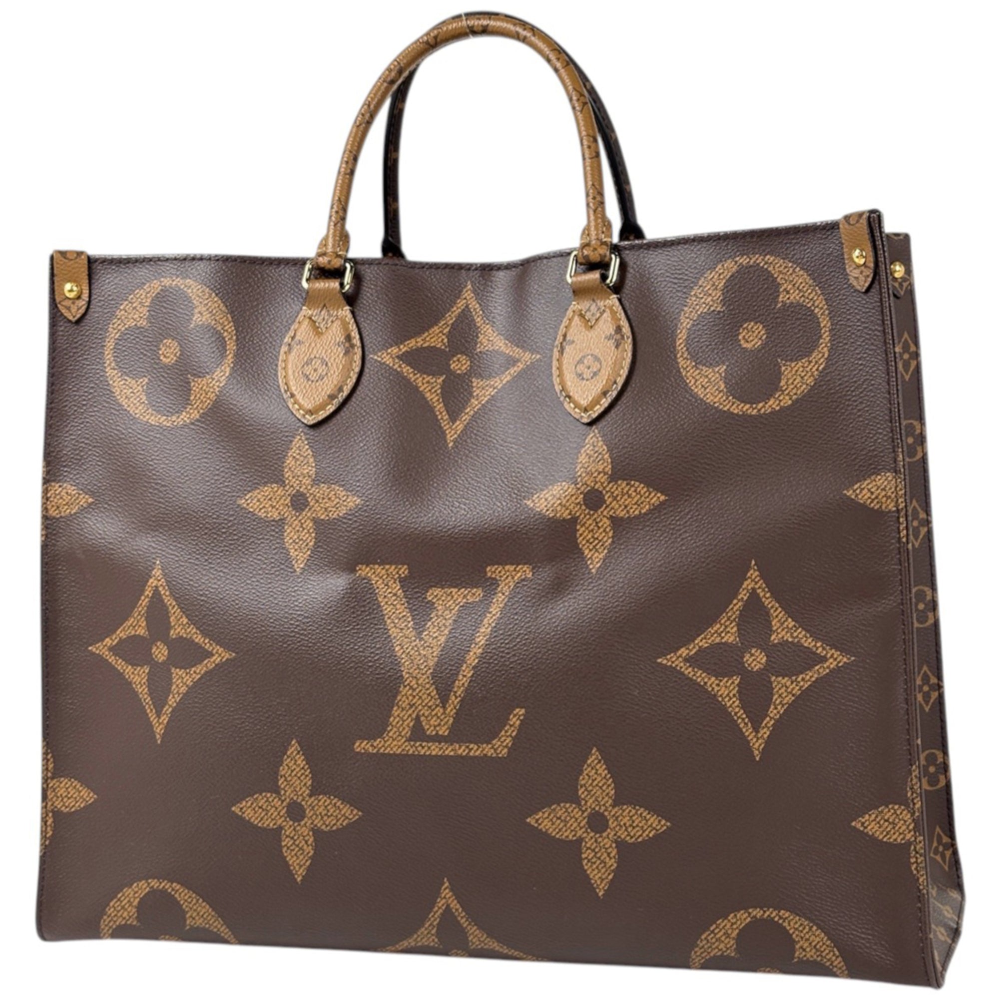 Louis Vuitton Brown Monogram Reverse Shoulder Bag Tote Bag (Pre-Owned)