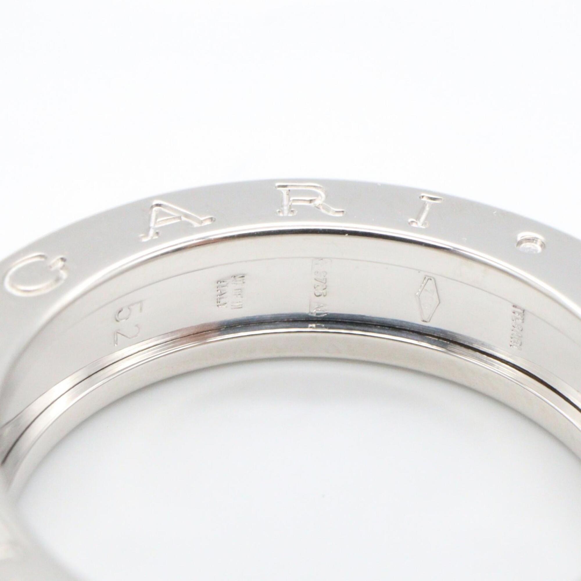 Bvlgari Silver White Gold (18K) Band Ring (Pre-Owned)