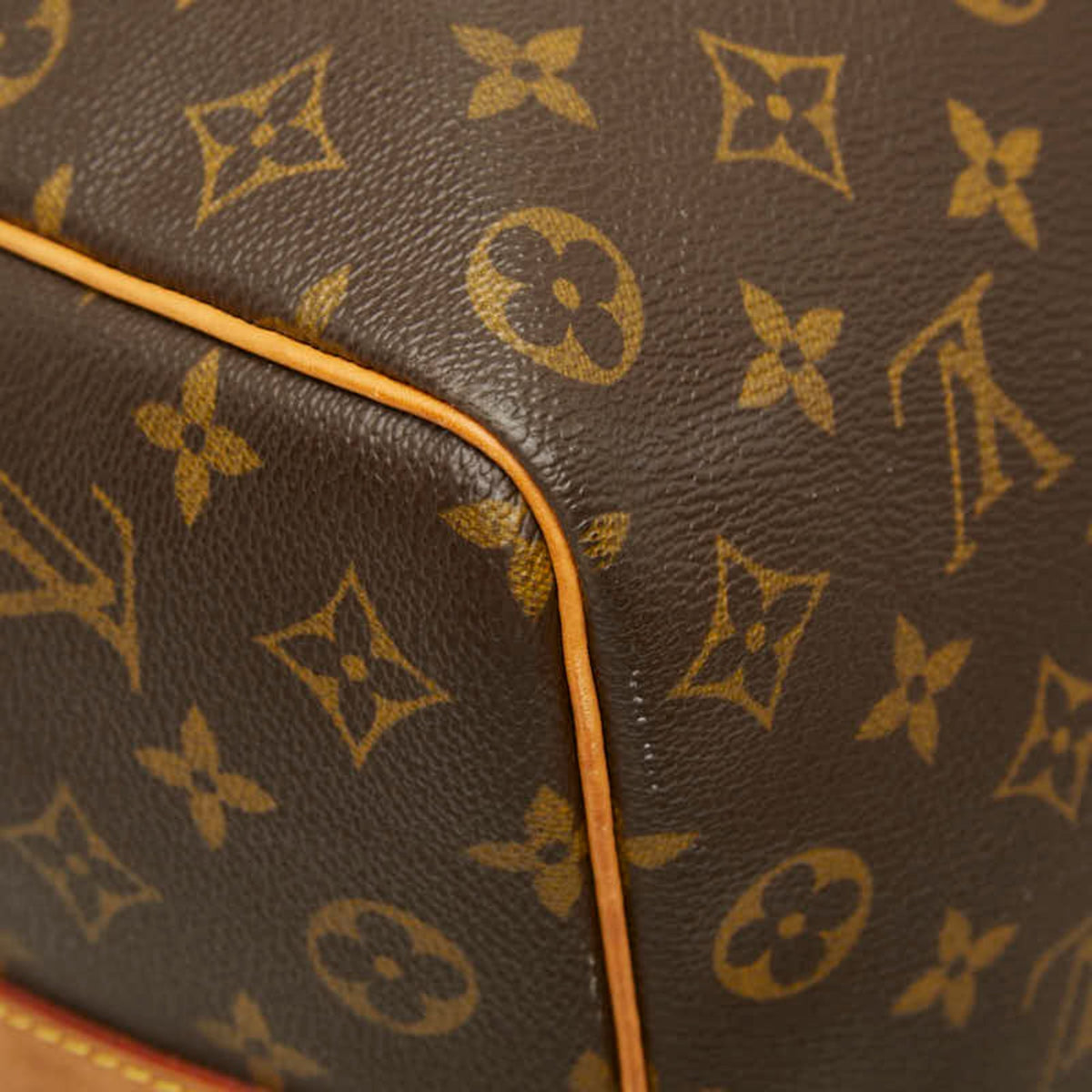Louis Vuitton Monogram Brown Pvc Leather Boston Bag Shoulder Bag (Pre-Owned)